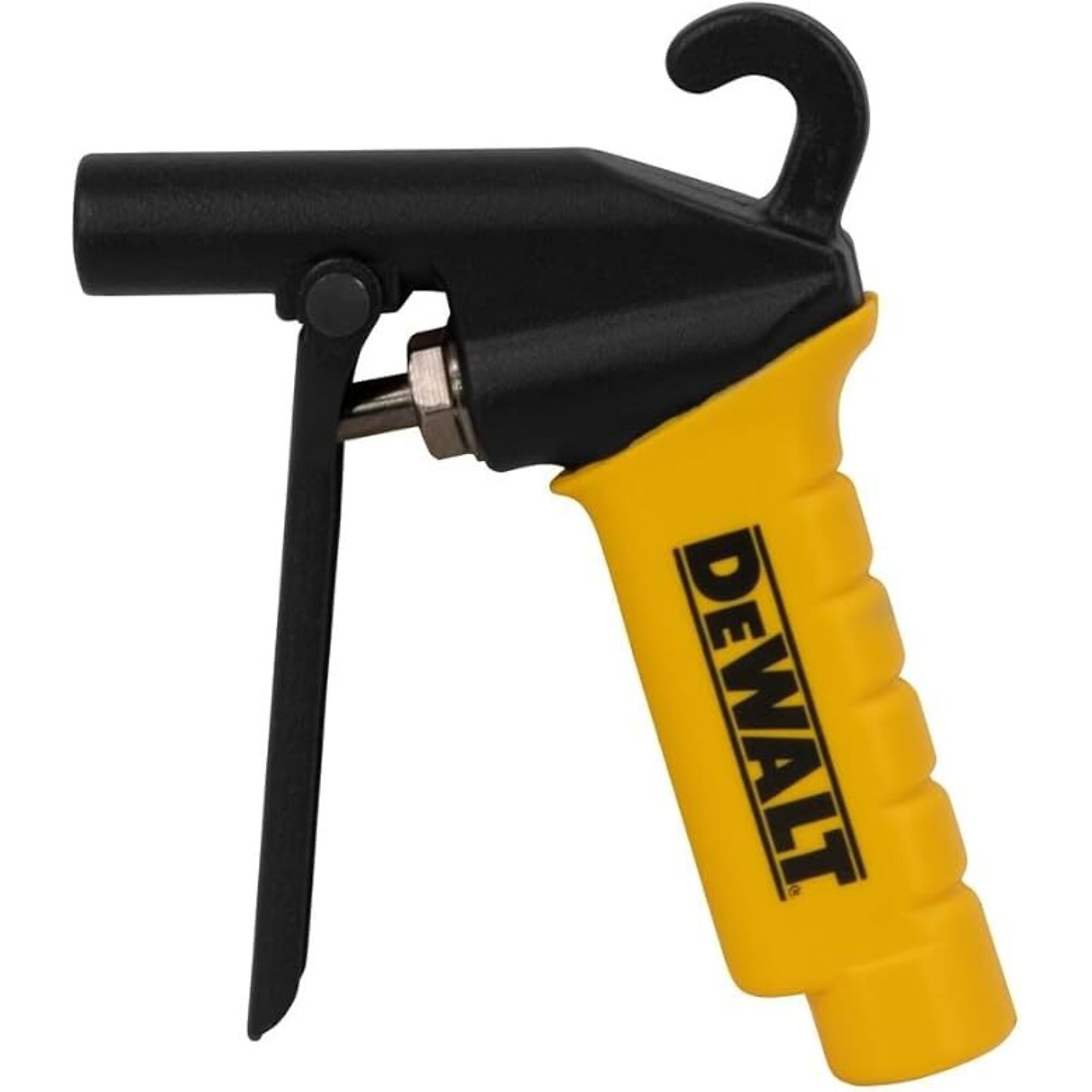 Pistola de aire DEWALT con empuñadura tipo pistola y punta Venturi, Modelo# DXCM035-0042