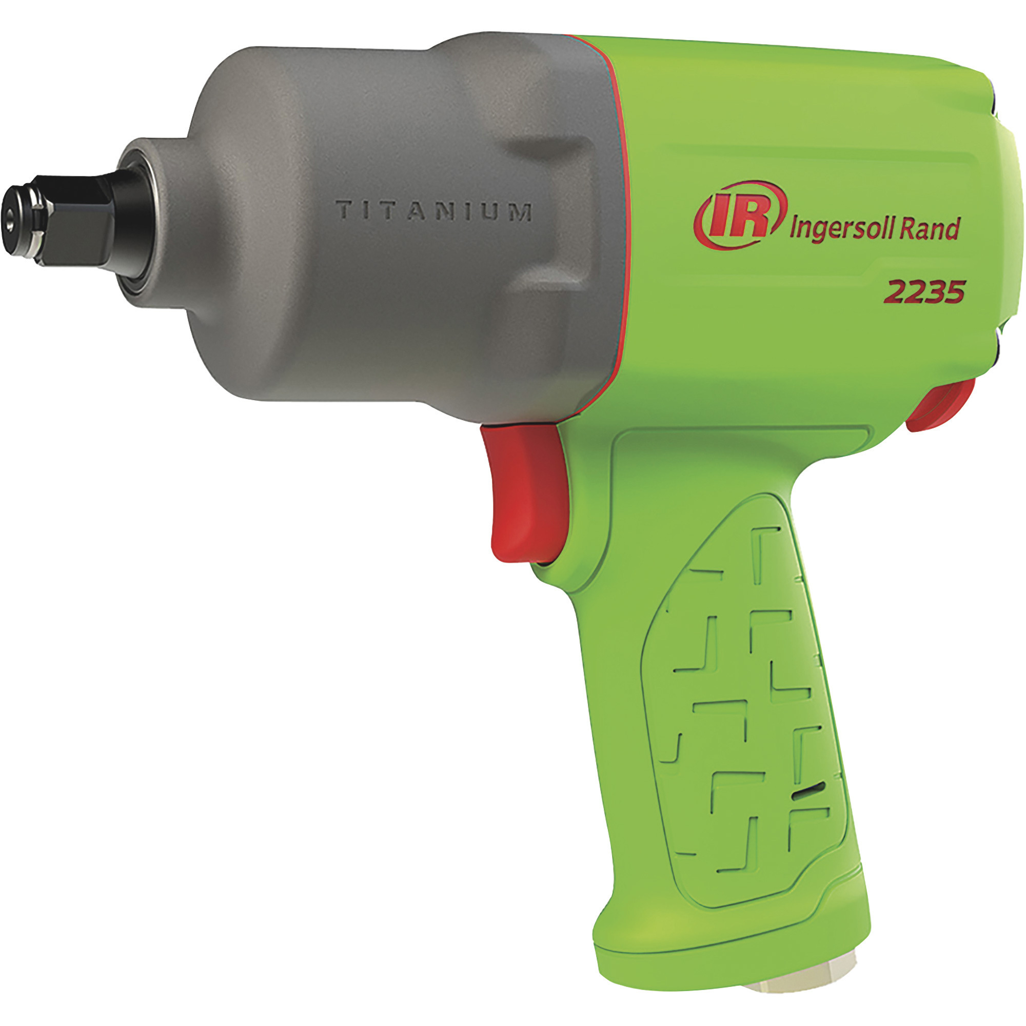 Llave de impacto de aire Ingersoll Rand, 1/2in. Drive, Hi-Vis Green, 1350 Ft./Lbs. Max Torque, Modelo 2235TiMAX-G