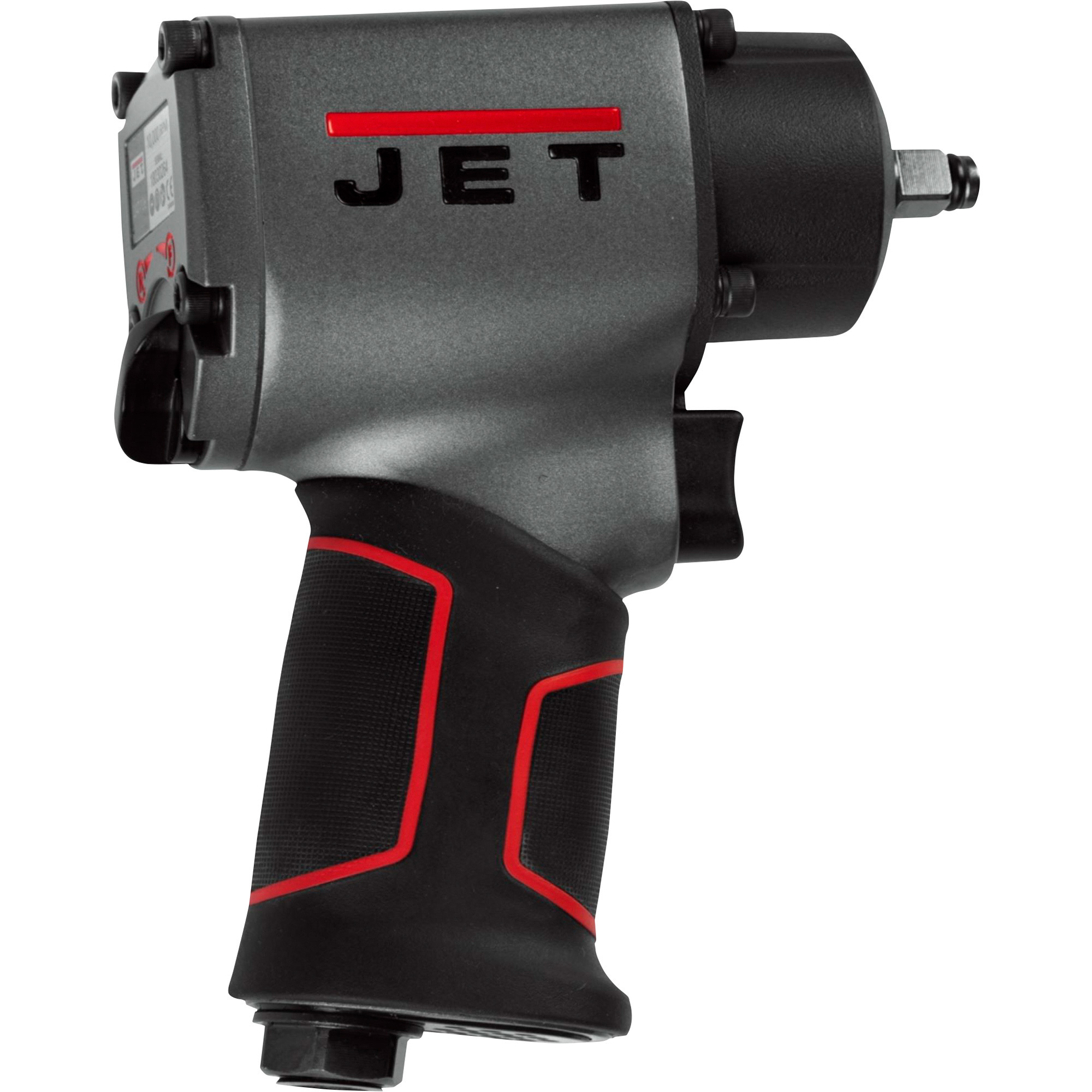 Llave de impacto compacta JET de 3/8 pulgadas, 4 CFM, 500 pies/libra de torque, Modelo JAT-106