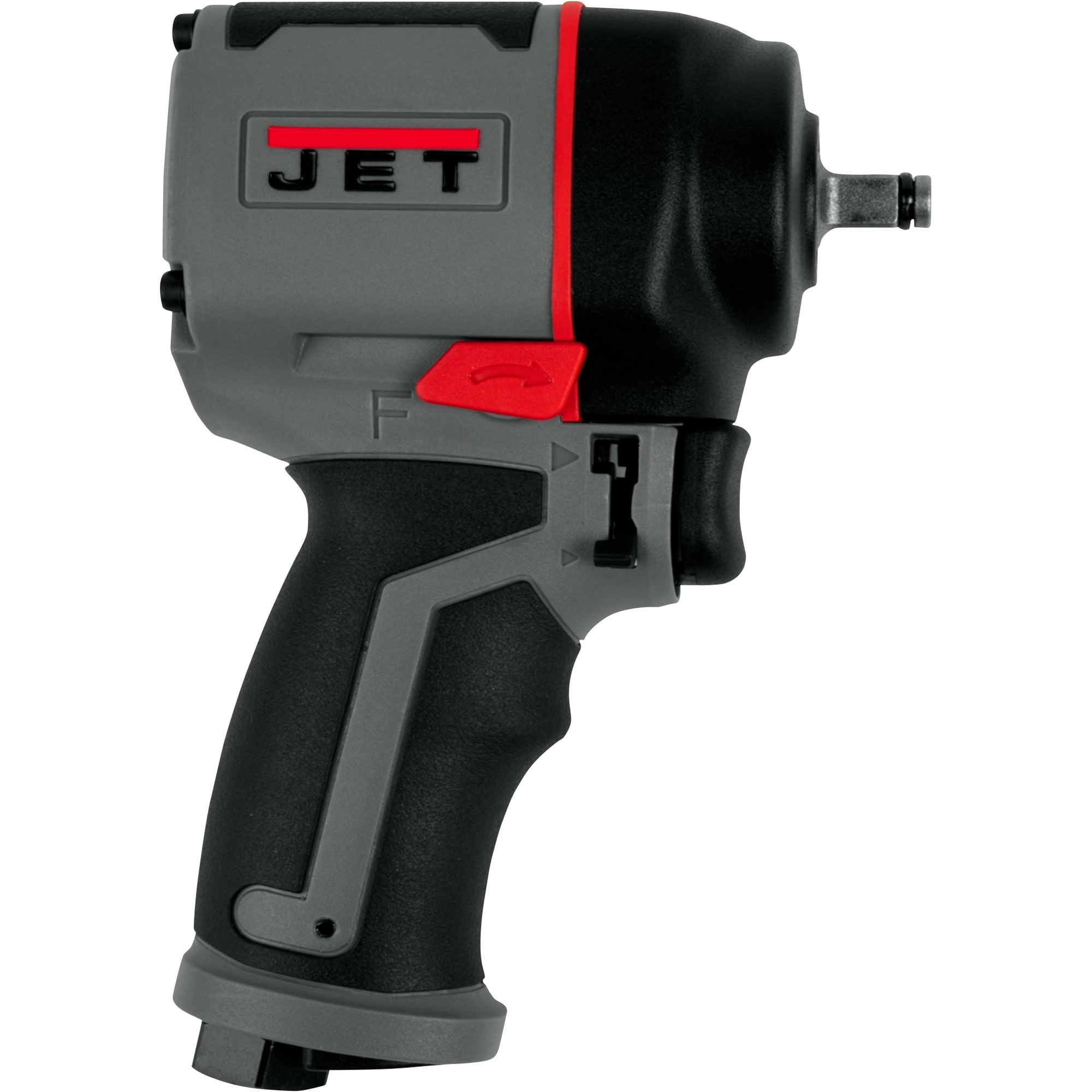 Llave de impacto de aire JET Stubby Composite 3/8in. Drive, 19.32 CFM, 430 Ft./Lbs. de torque máximo, Modelo JAT-125.
