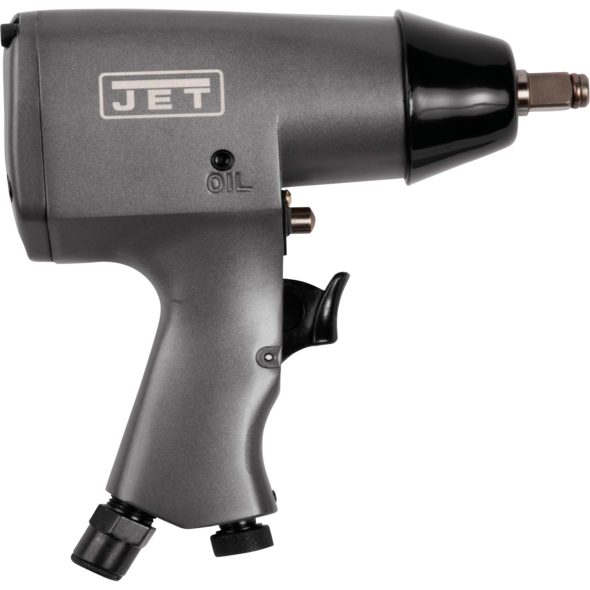 Llave de impacto JET Air, 1/2 pulgadas de unidad, 4 CFM, 250 pies/libras de torque máximo, Modelo# JAT-102