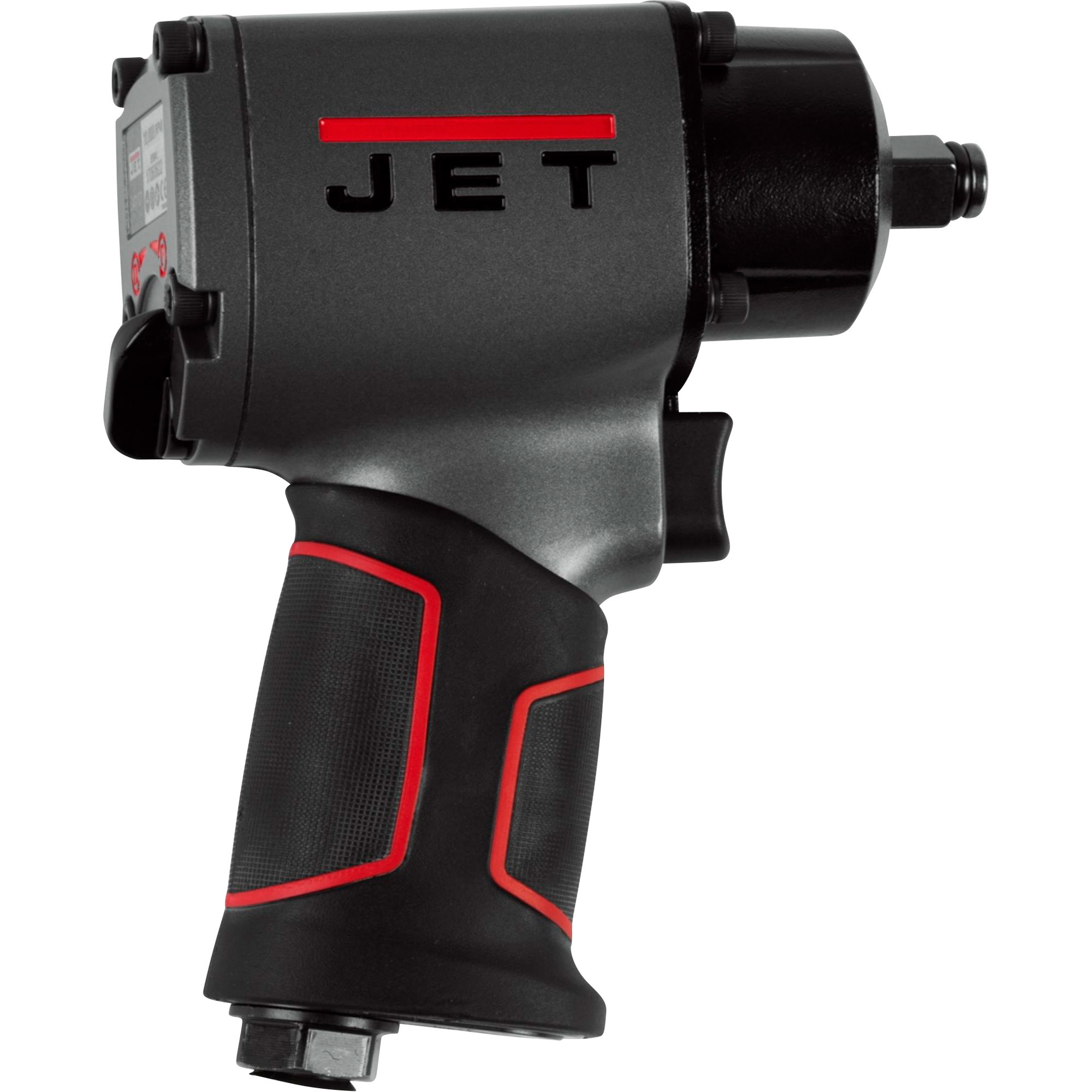 Llave de Impacto Compacta JET, de 1/2 pulgadas, 4 CFM, 500 lb-ft de Torque Máximo, Modelo JAT-107