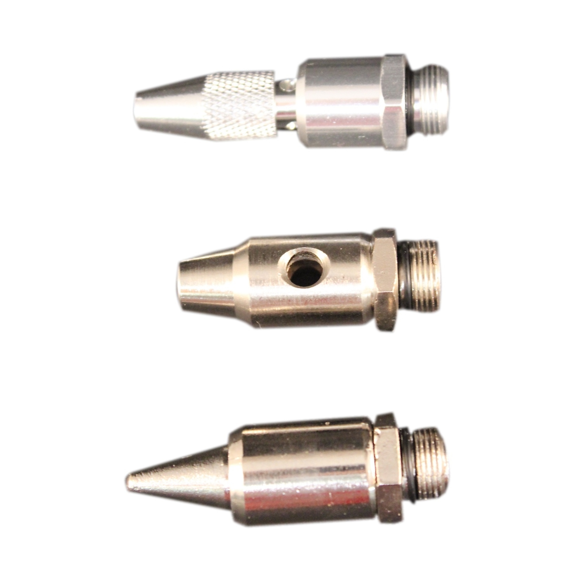 Juego de 3 boquillas turbo para pistola de aire Milton, de latón, modelo s-183