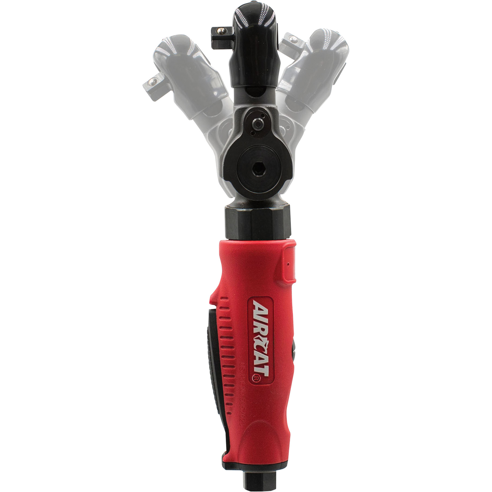 Llave de trinquete de aire AIRCAT 1/4in. Drive con cabezal flexible de 30°, Modelo# 811.
