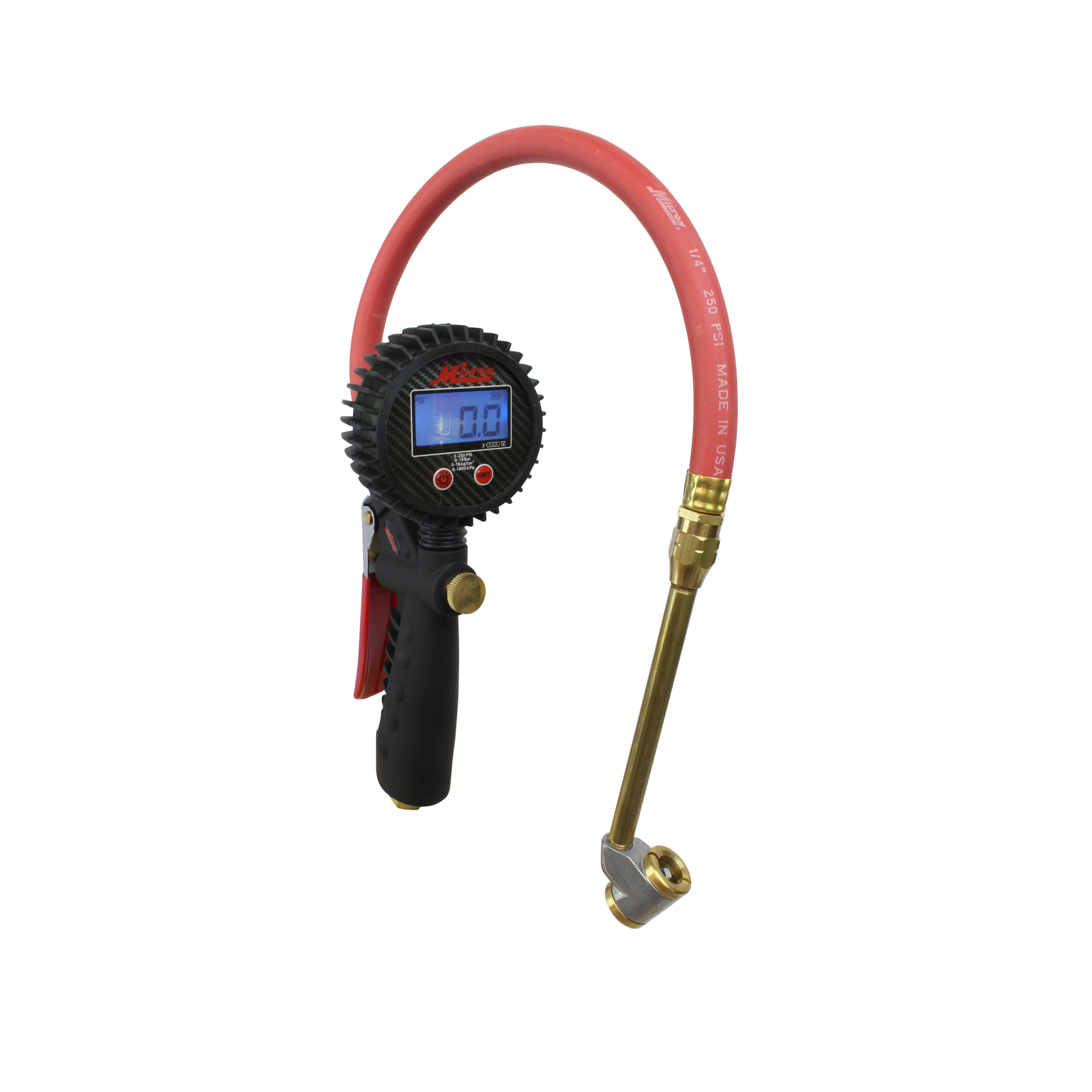 Medidor digital de inflado Milton con cabezal dual de gran diámetro, modelo S-578D.