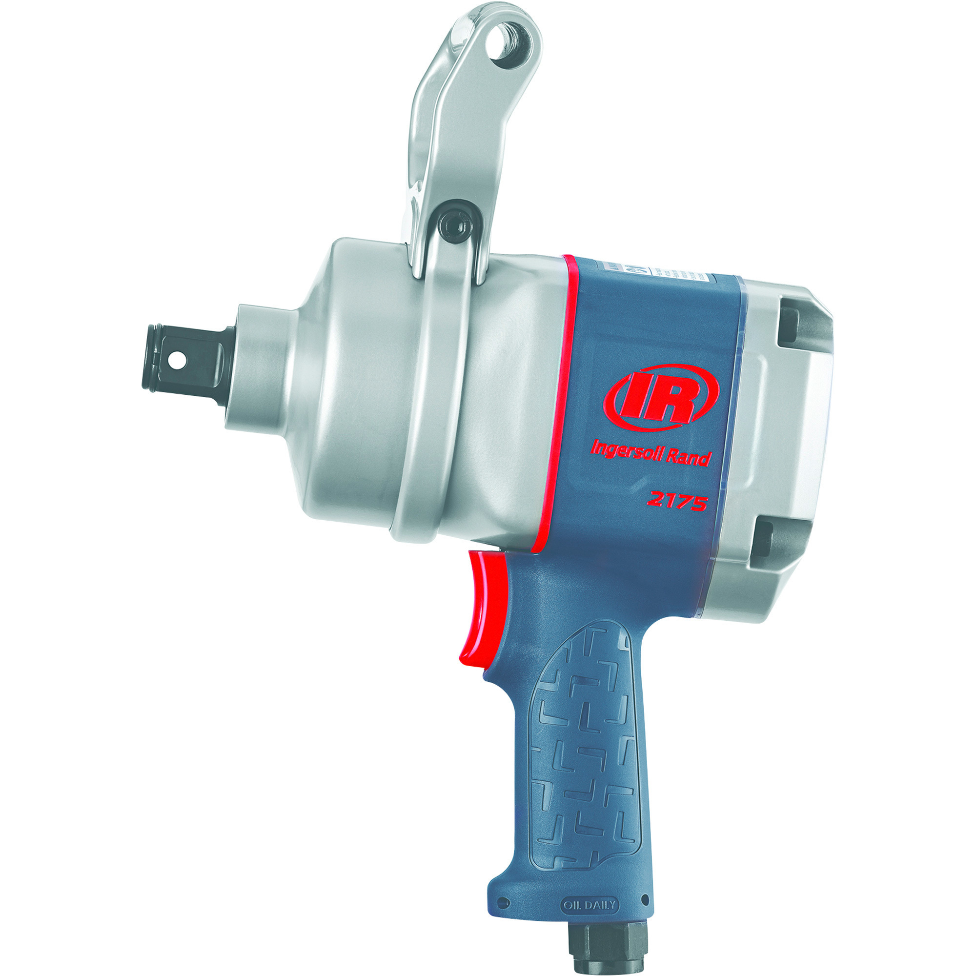 Llave de impacto neumática con agarre de pistola Ingersoll Rand, 1 pulgada, 2000 ft./lbs. de torsión, Modelo# 2175MAX.
