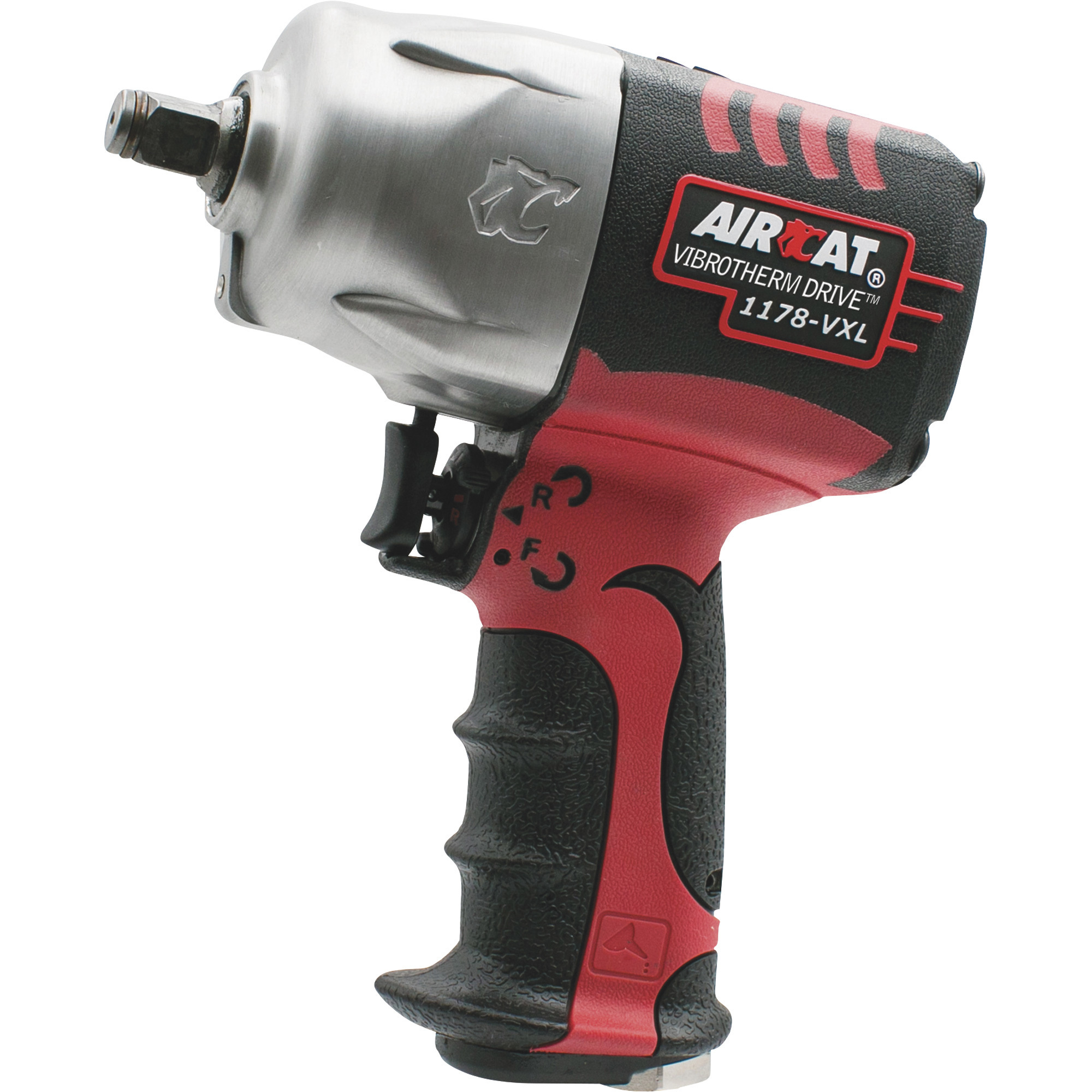 Llave de Impacto de Aire Compuesto AIRCAT Vibrotherm Drive, 1/2in. Drive, 1300ft./lbs. de Torque, Modelo# 1178-VXL