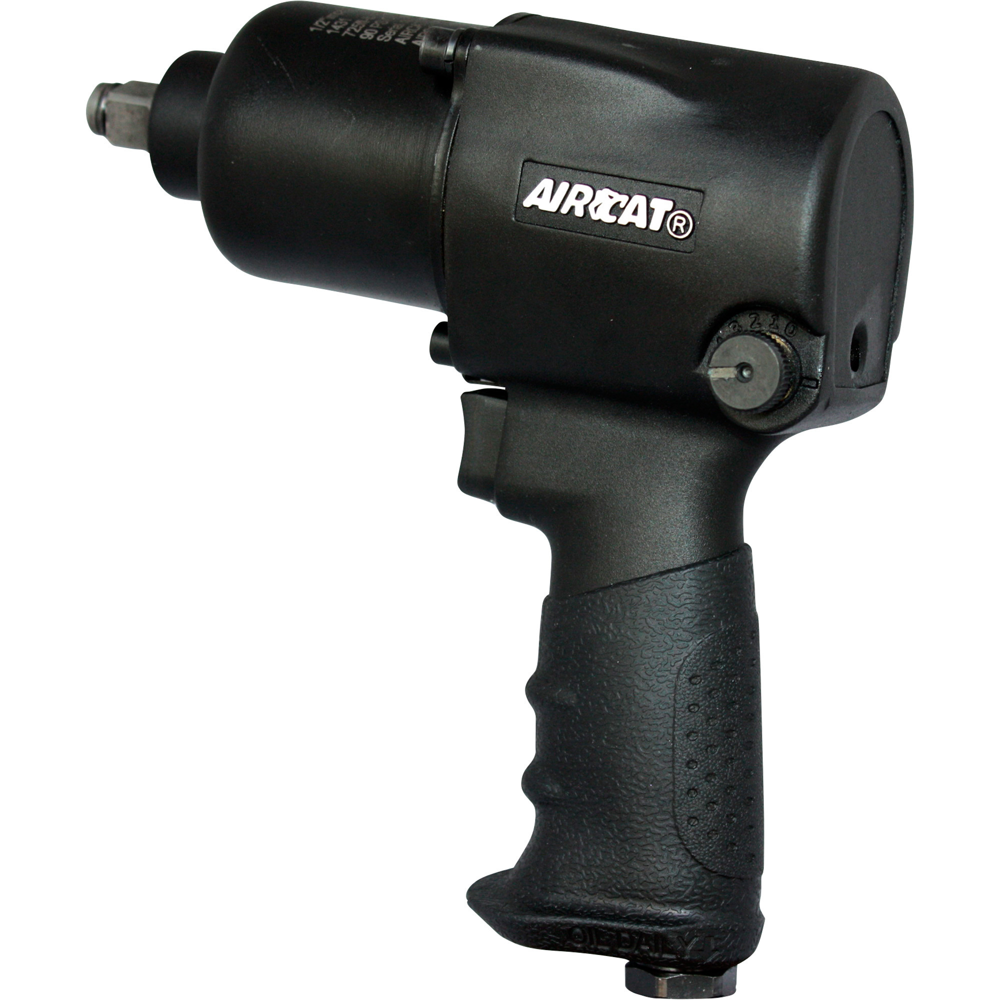 Llave de impacto AIRCAT, 1/2 pulg. de tamaño, 800ft./lbs. de torque, Modelo# 1431