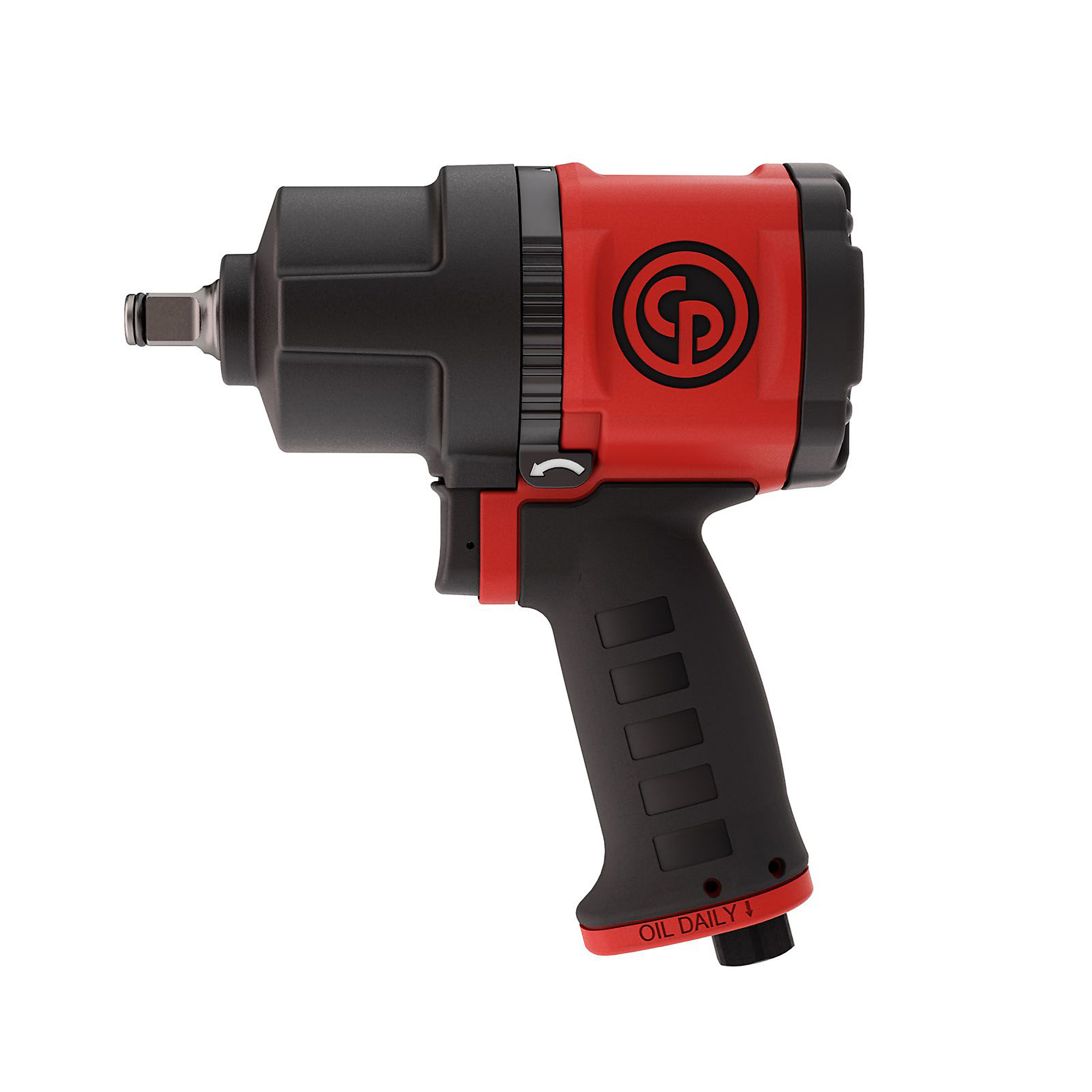 Llave de impacto Chicago Pneumatic de 1/2 pulgadas, tamaño de unidad 1/2 pulgadas, RPM máxima 7000, Modelo CP7748.