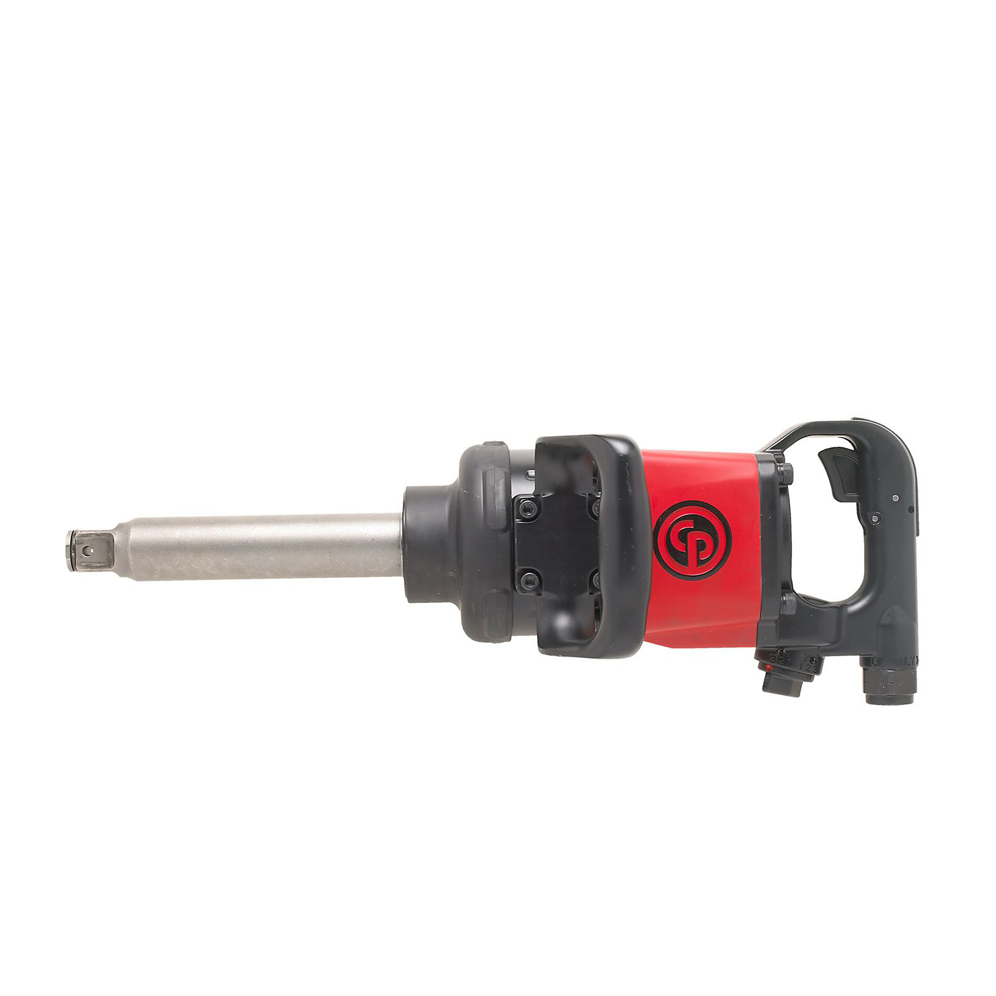 Llave de impacto Chicago Pneumatic de 1 pulgada con yunque de 6 pulgadas, tamaño de unidad 1 pulgada, RPM máx. 5200, Modelo CP7782-6.