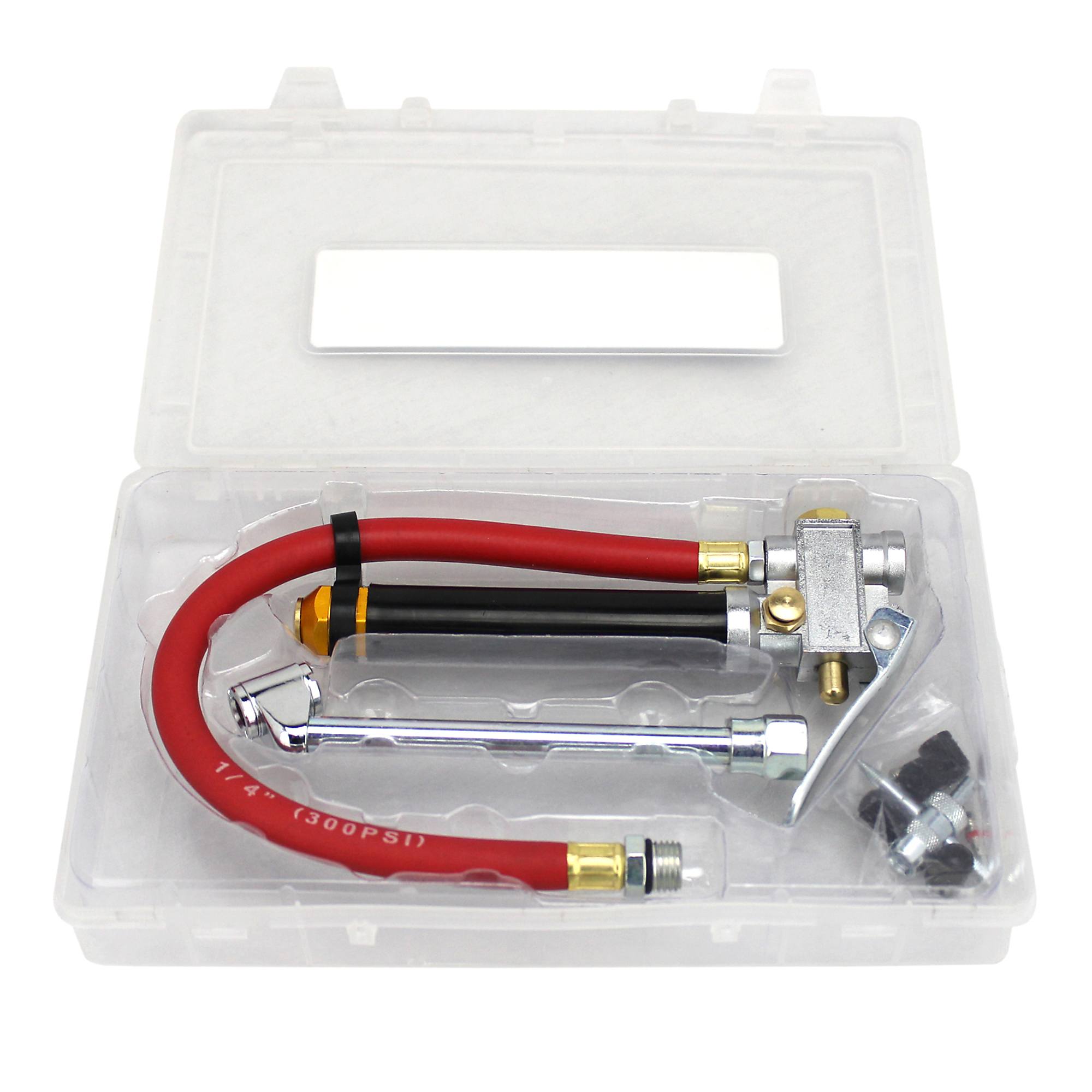 Kit de calibrador de aire con boquilla bayoneta EXELAIR de Milton, 10 piezas, modelo# EX0510BKIT.
