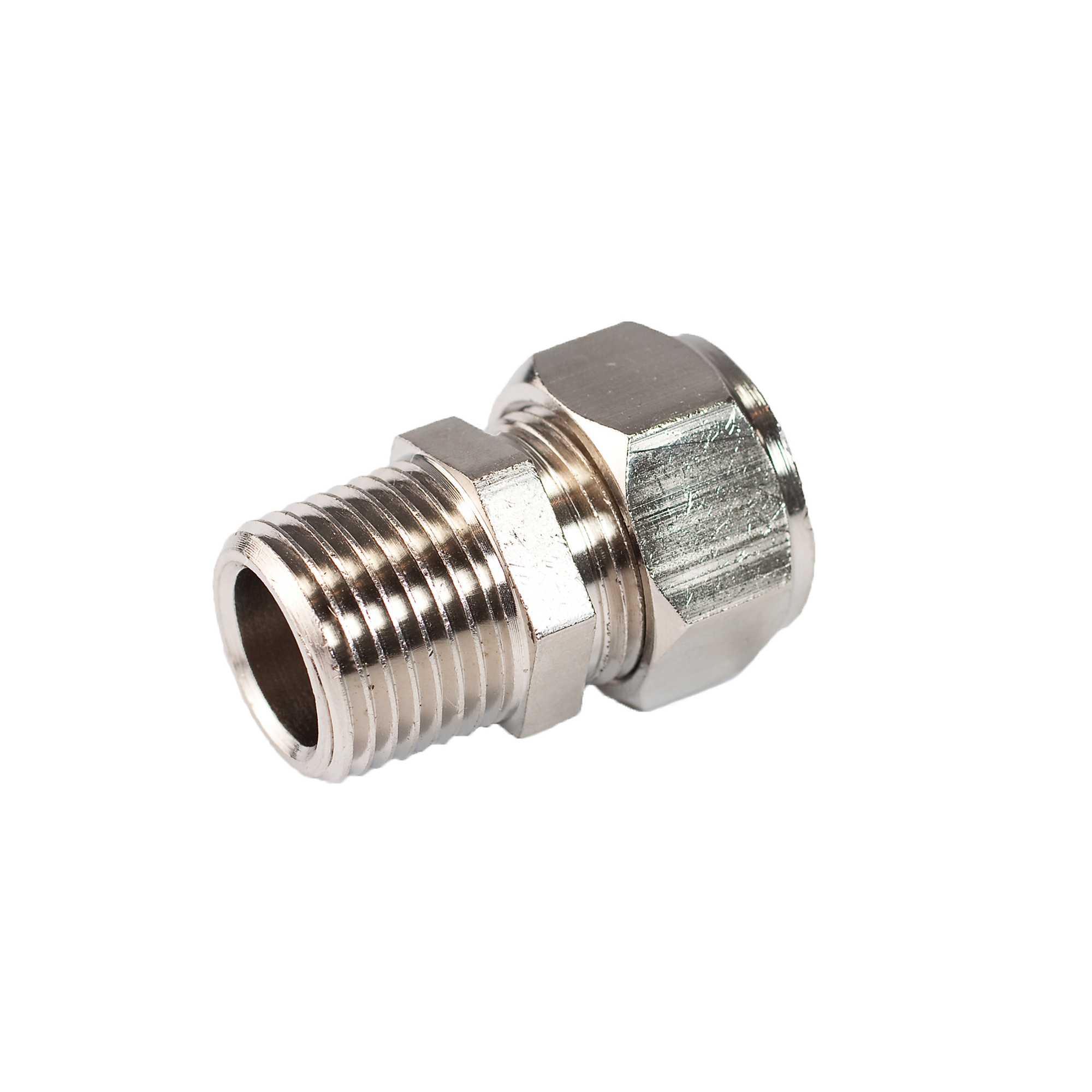 Adaptador para tubería RapidAir Maxline, de 1/2 pulgadas a 3/8 pulgadas, conexión macho NPT, presión máxima de 190 PSI, Modelo M8001.