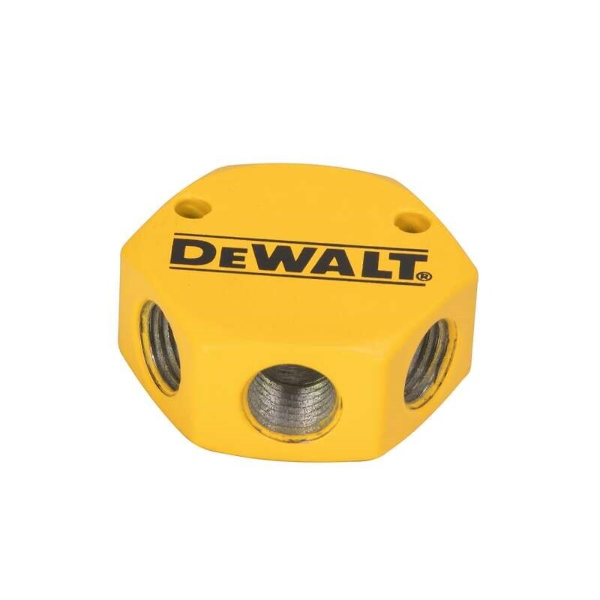 Distribuidor de aire plano de 3 vías DEWALT, tamaño del acoplador 1/4 pulgadas, modelo DXCM041-0116