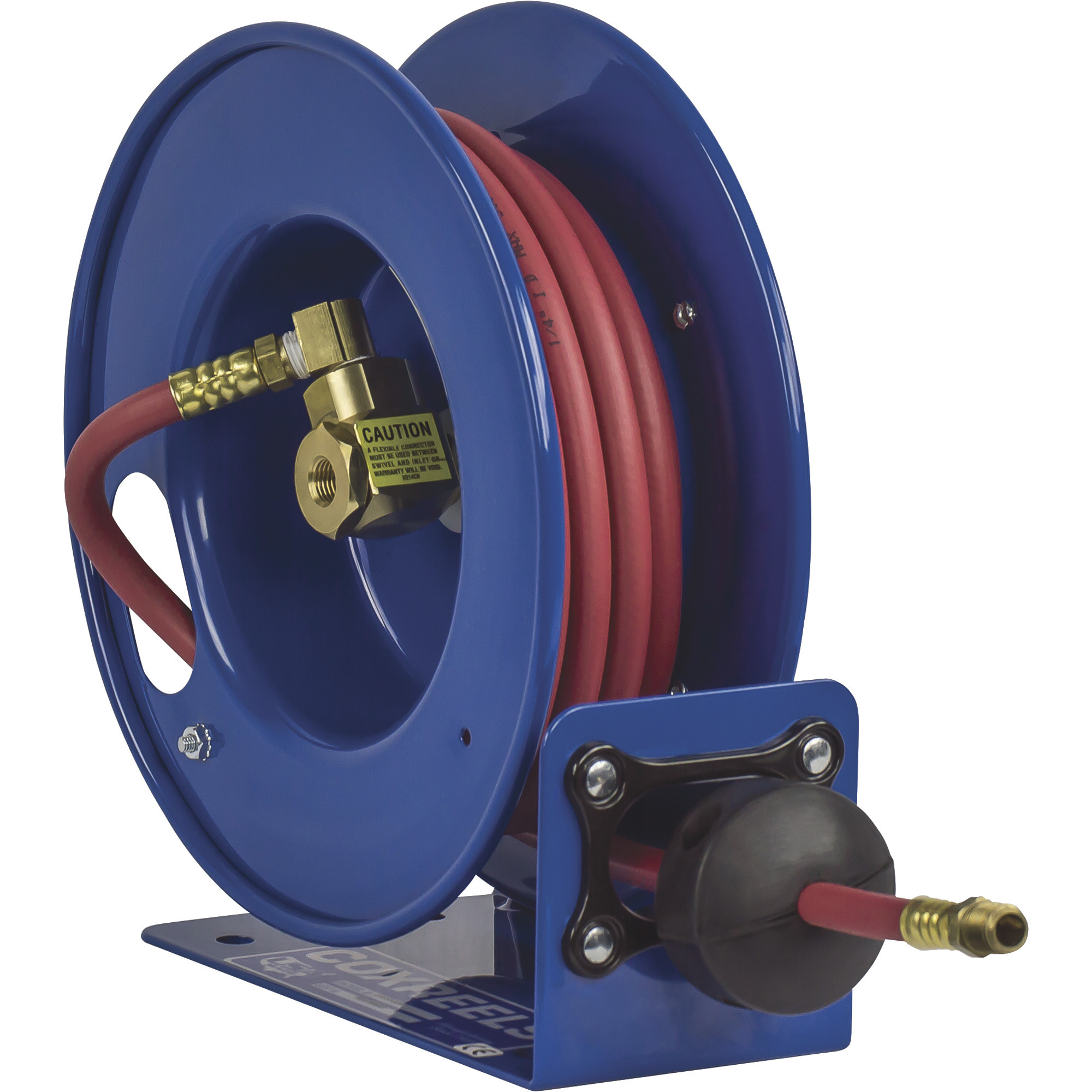 Carrete de manguera Coxreels Little Giant Series, con manguera de PVC de 1/4 pulg. x 15 pies, máx. 300 PSI, Modelo # LG-LP-115
