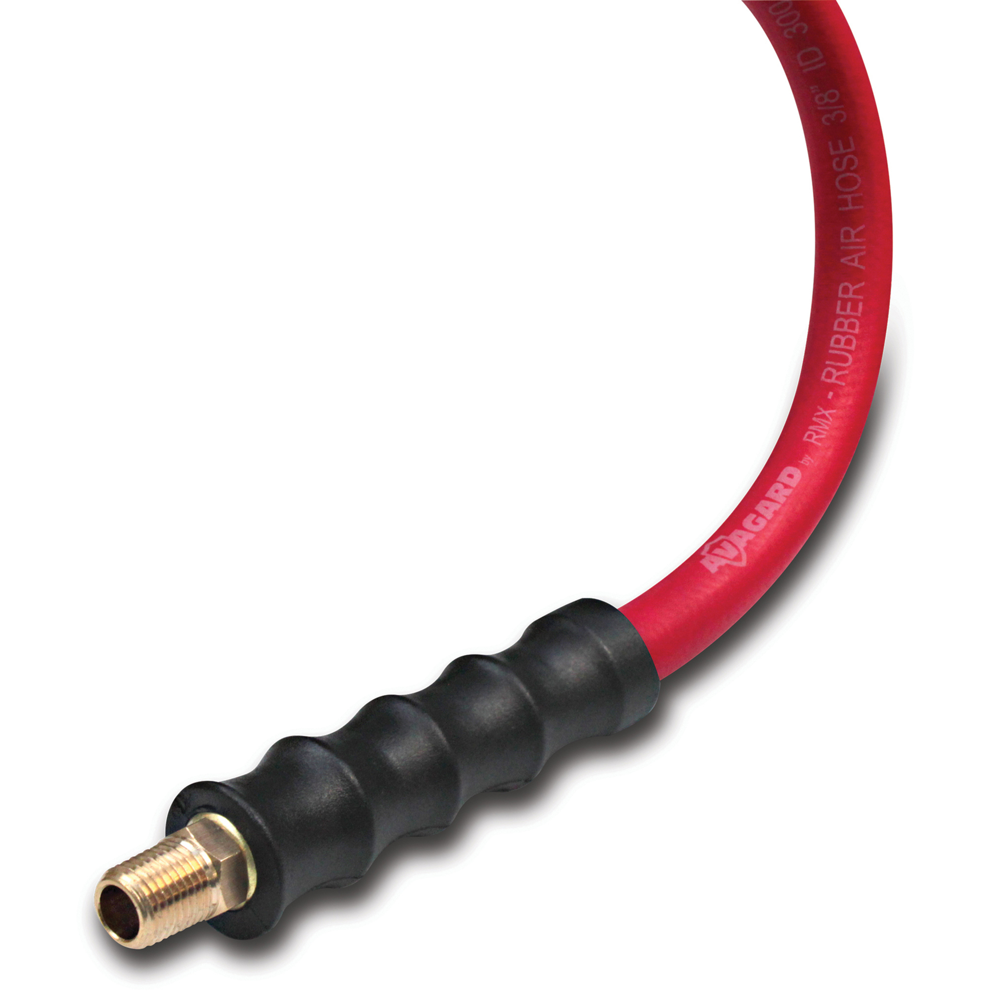 Ensamble de Manguera de Aire de Caucho Avagard 3/8in.x25ft., Diámetro de la Manguera 3/8 in, Longitud de la Manguera 25 ft, Modelo# AVG3825