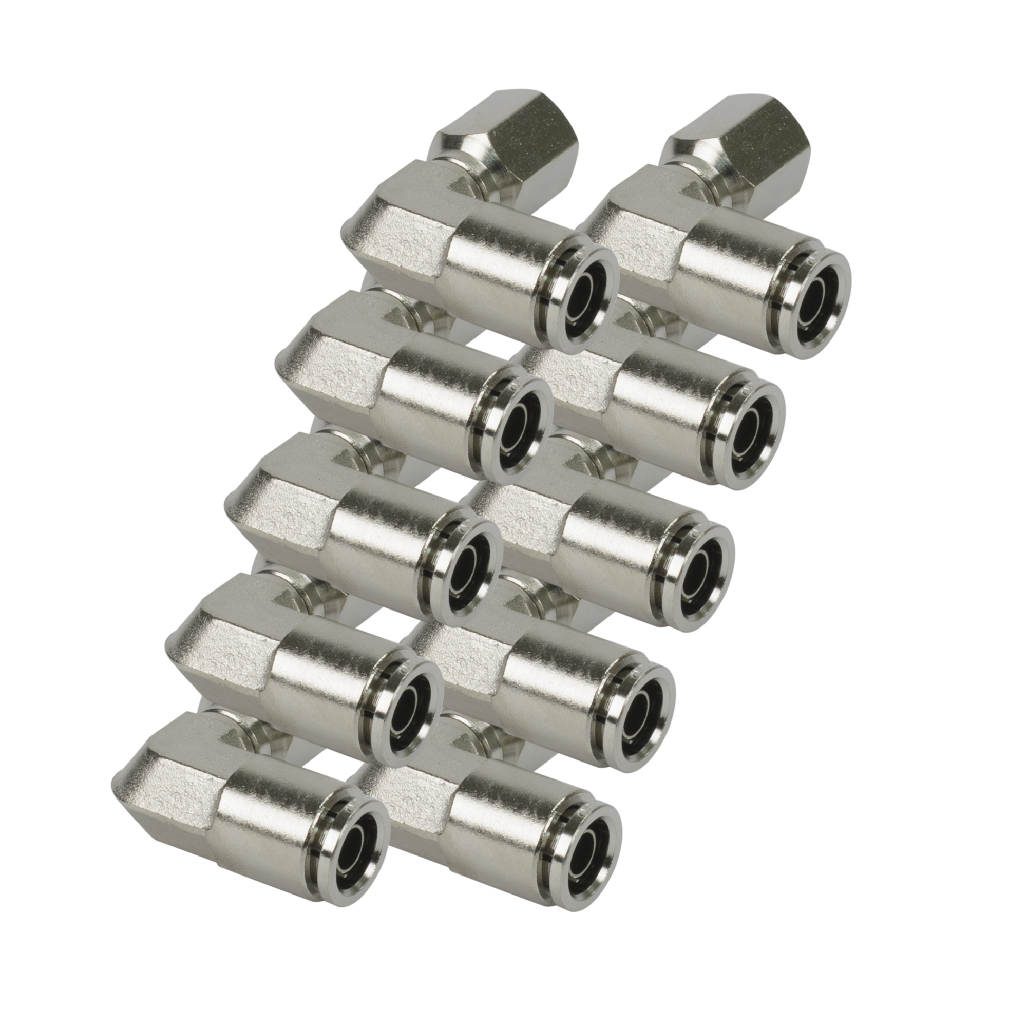 Conector en codo giratorio de 90 grados Viair, Modelo# 13850-BP.