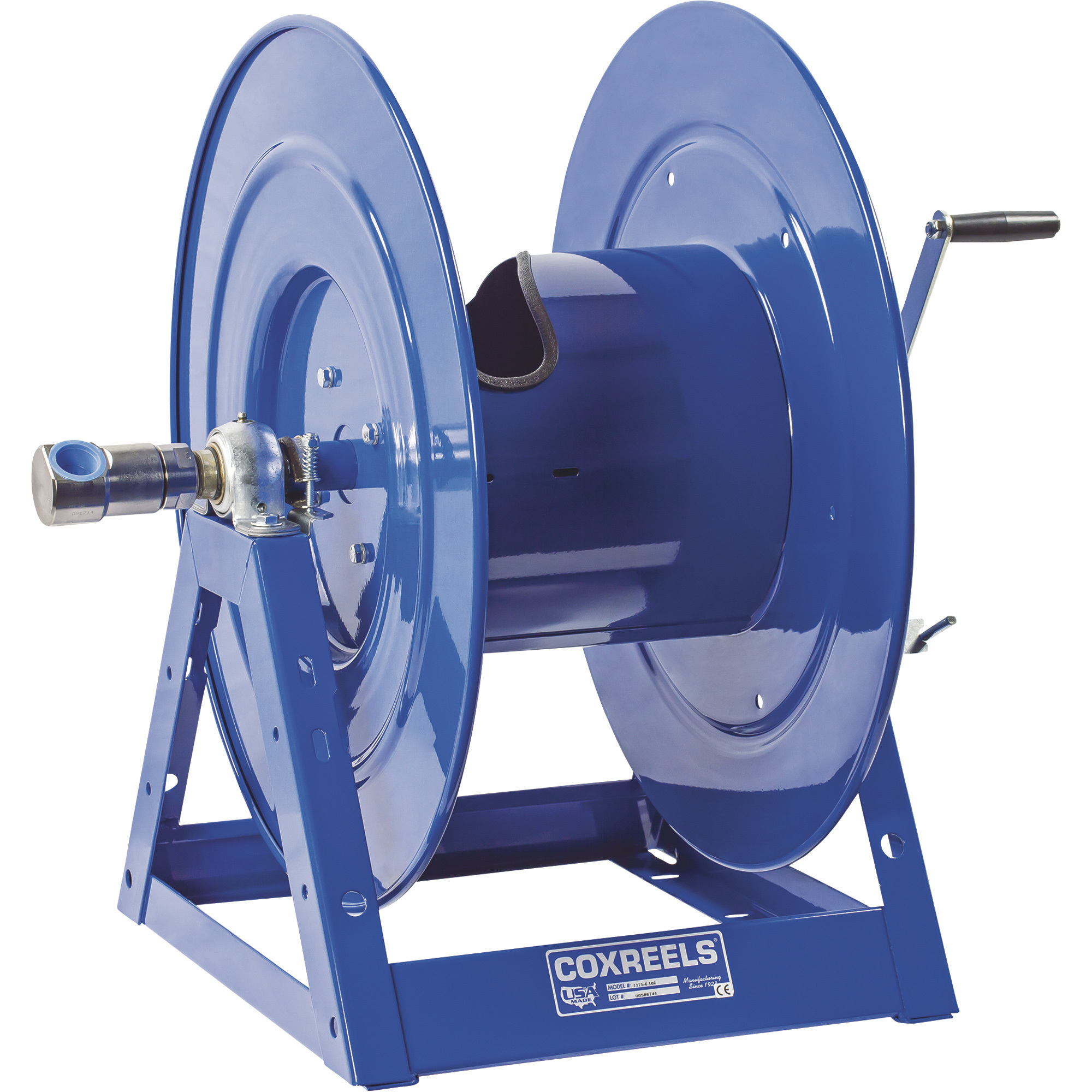 Coxreels 1175 Series - Carrete para manguera de mano, sostiene manguera de 1 pulgada por 100 pies Modelo # 1175-6-100