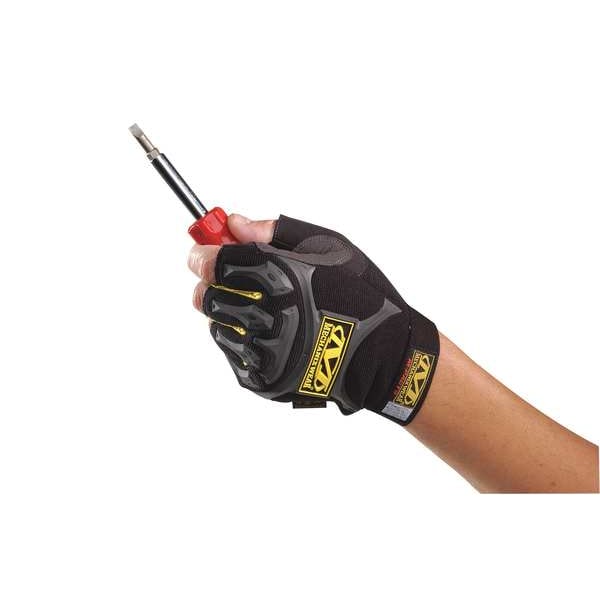 Guantes anti vibración de Mechanix Wear, M/L, negros, de goma - MFL-05-500