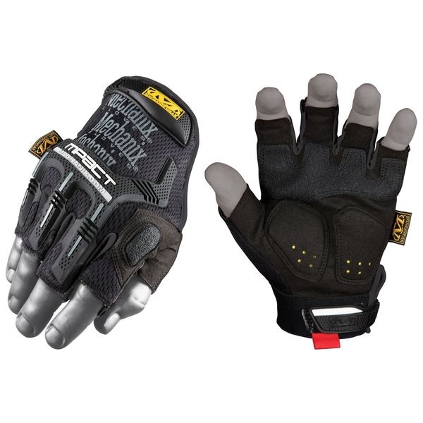 Guantes anti vibración de Mechanix Wear, M/L, negros, de goma - MFL-05-500
