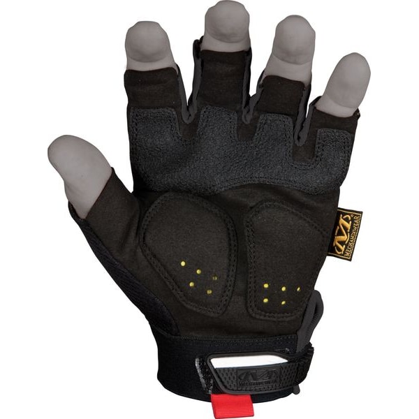 Guantes anti vibración de Mechanix Wear, M/L, negros, de goma - MFL-05-500