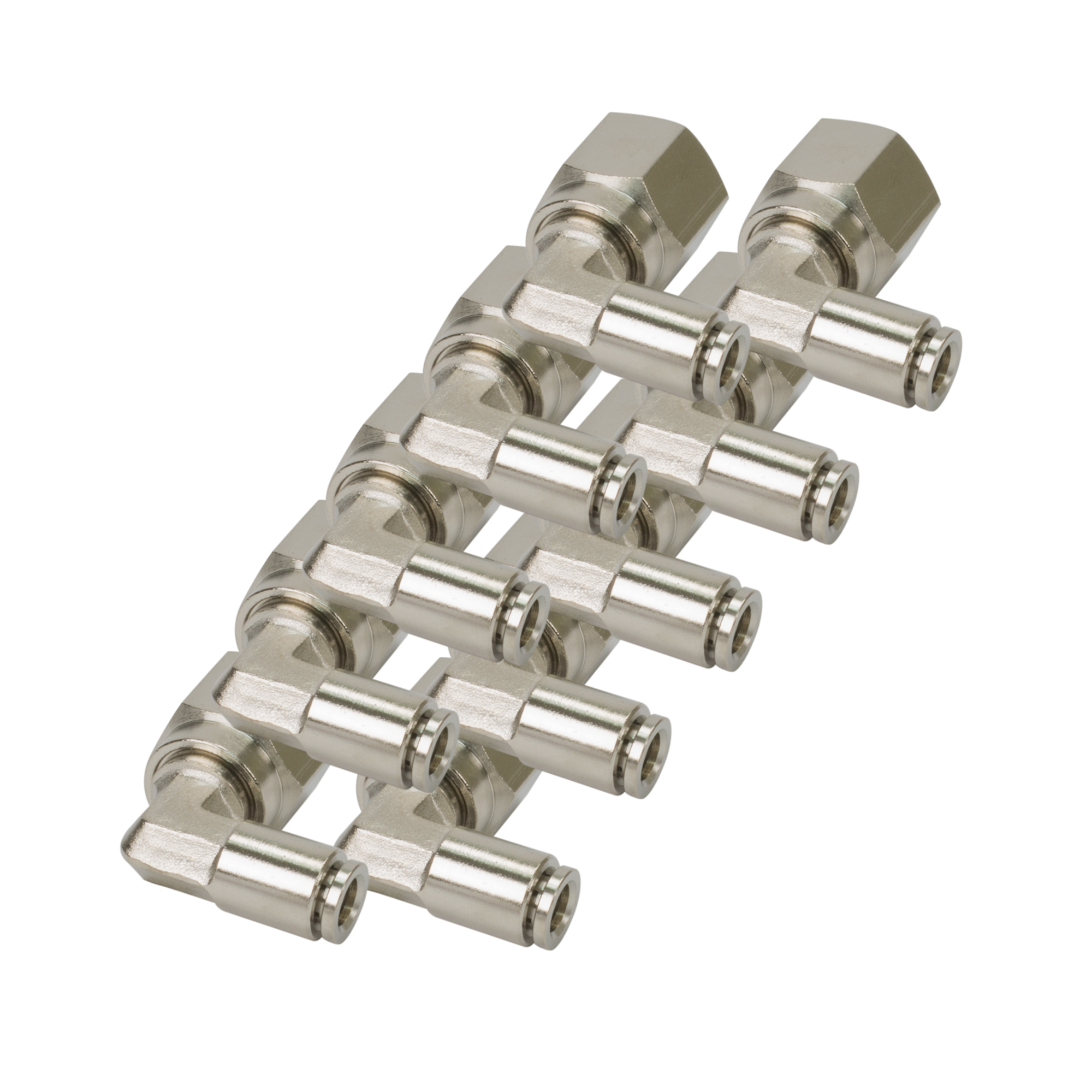 Adaptador de acoplamiento en ángulo de 90 grados con pivote Viair, Modelo# 11462-BP.