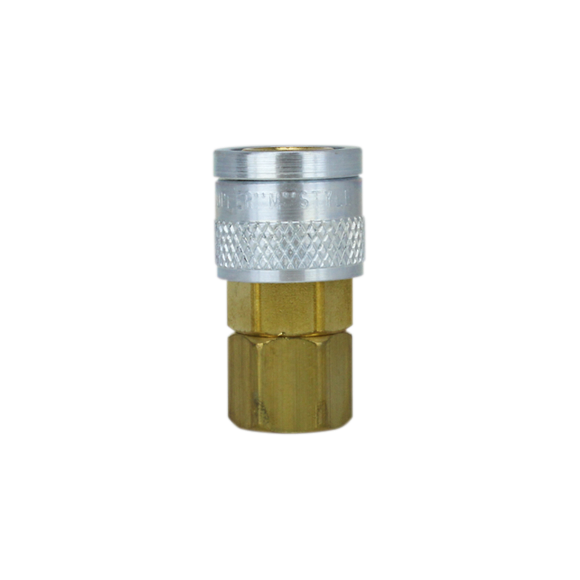 Milton, Conector Tipo Push M-Style de 1/4 pulg. Hembra, Tamaño de Acoplador 1/4 pulg., Modelo# s-755