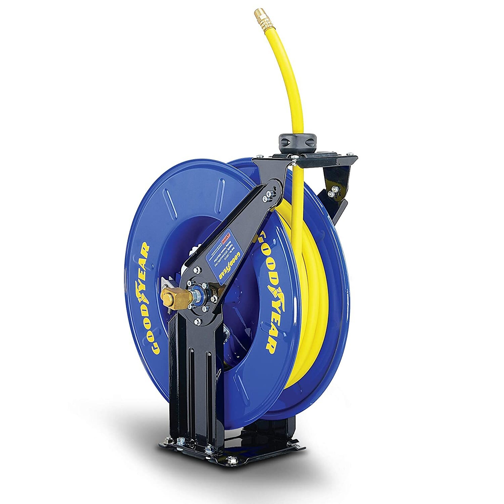 Carrete de manguera retráctil de aire Goodyear 3/8 pulg. x 50 pies, Modelo TRI-L820153G