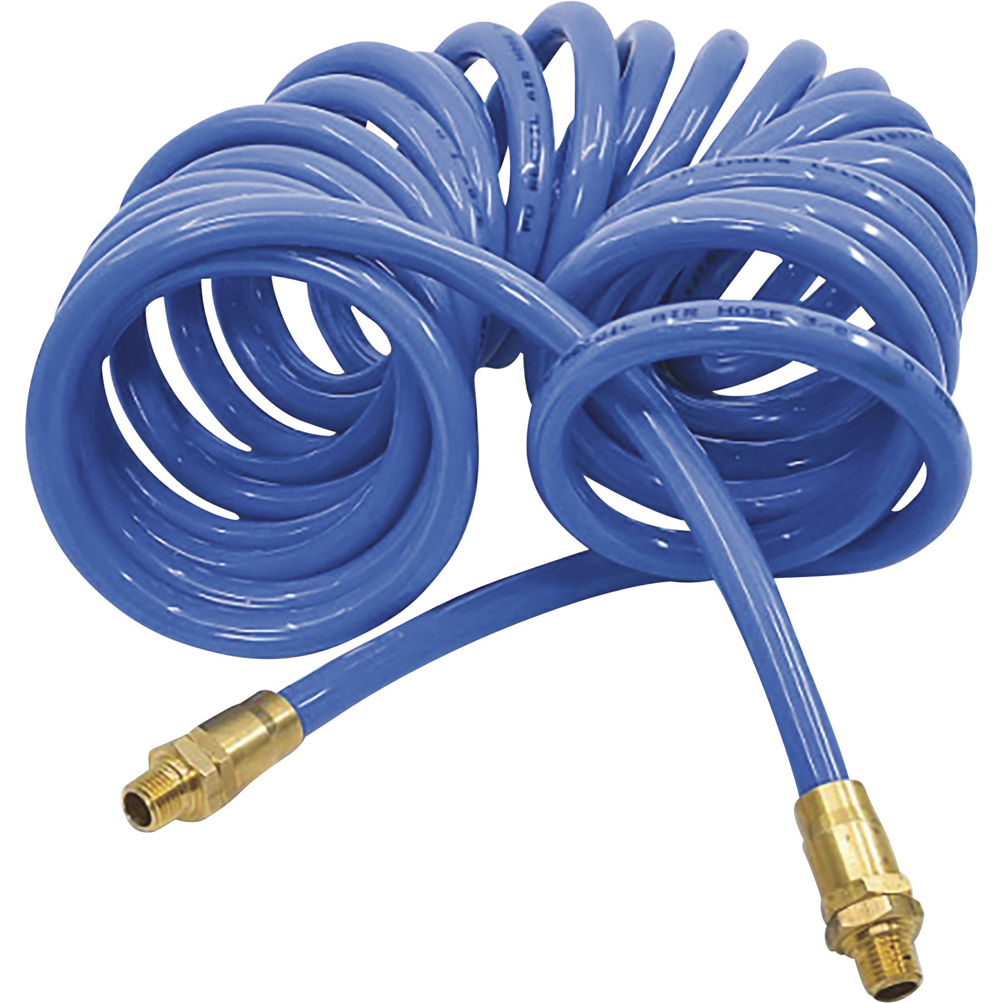 Manguera de aire con retracción Klutch de poliuretano, 3/8 pulg. x 25 pies, 125 PSI, Modelo# PUR3825-NT