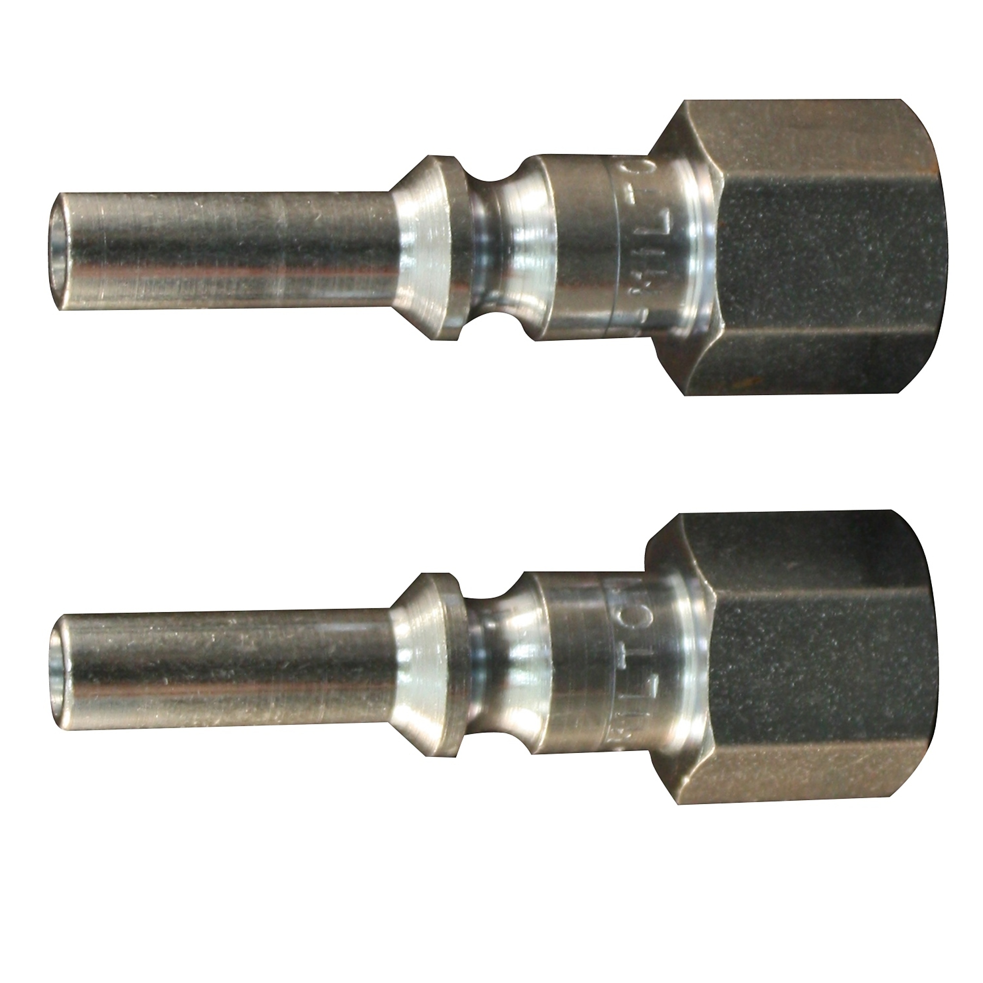 Enchufe Hembra Milton de 1/4 de pulgada Tipo L, juego de 2 unidades, tamaño de acoplador 1/4 de pulgada, modelo# s-792