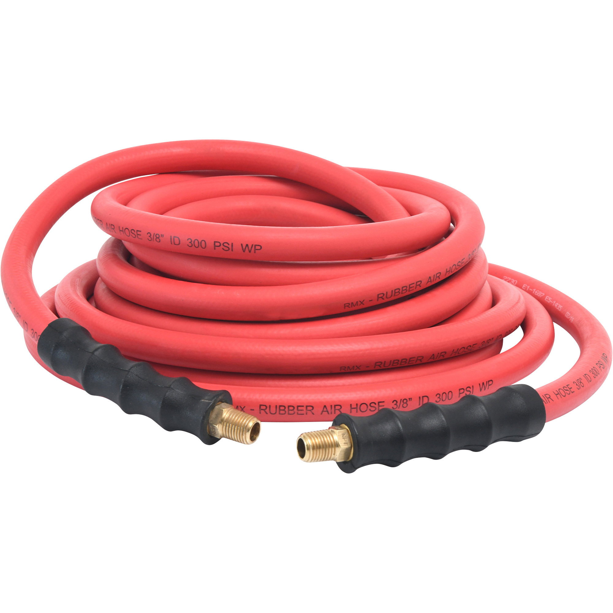 Manguera de aire de hule Ironton, 3/8 pulg. x 25 pies, 300 PSI