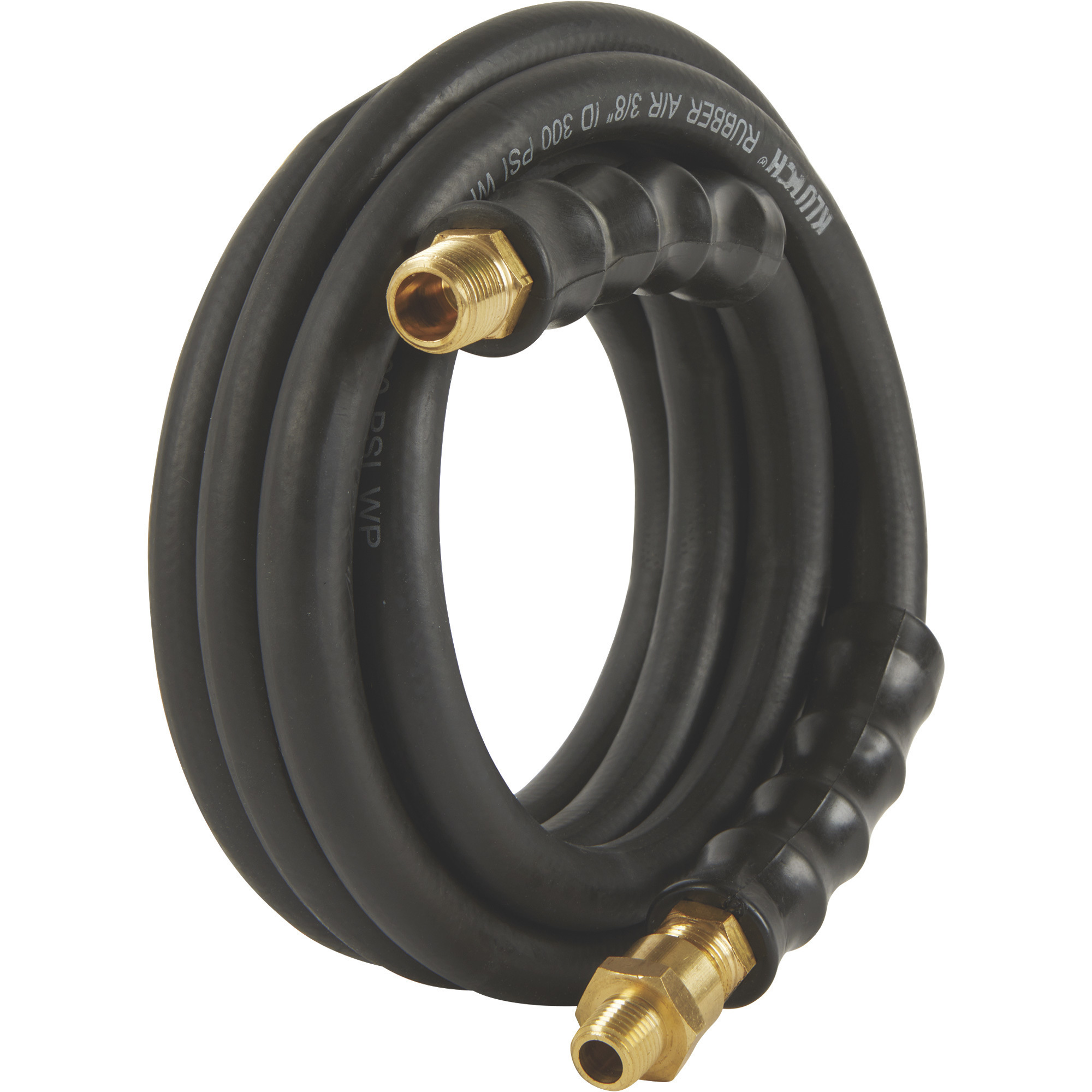 Manguera de aire de goma Klutch, 3/8 pulg. x 10 pies, 300 PSI, Modelo# TLEX3810-NT