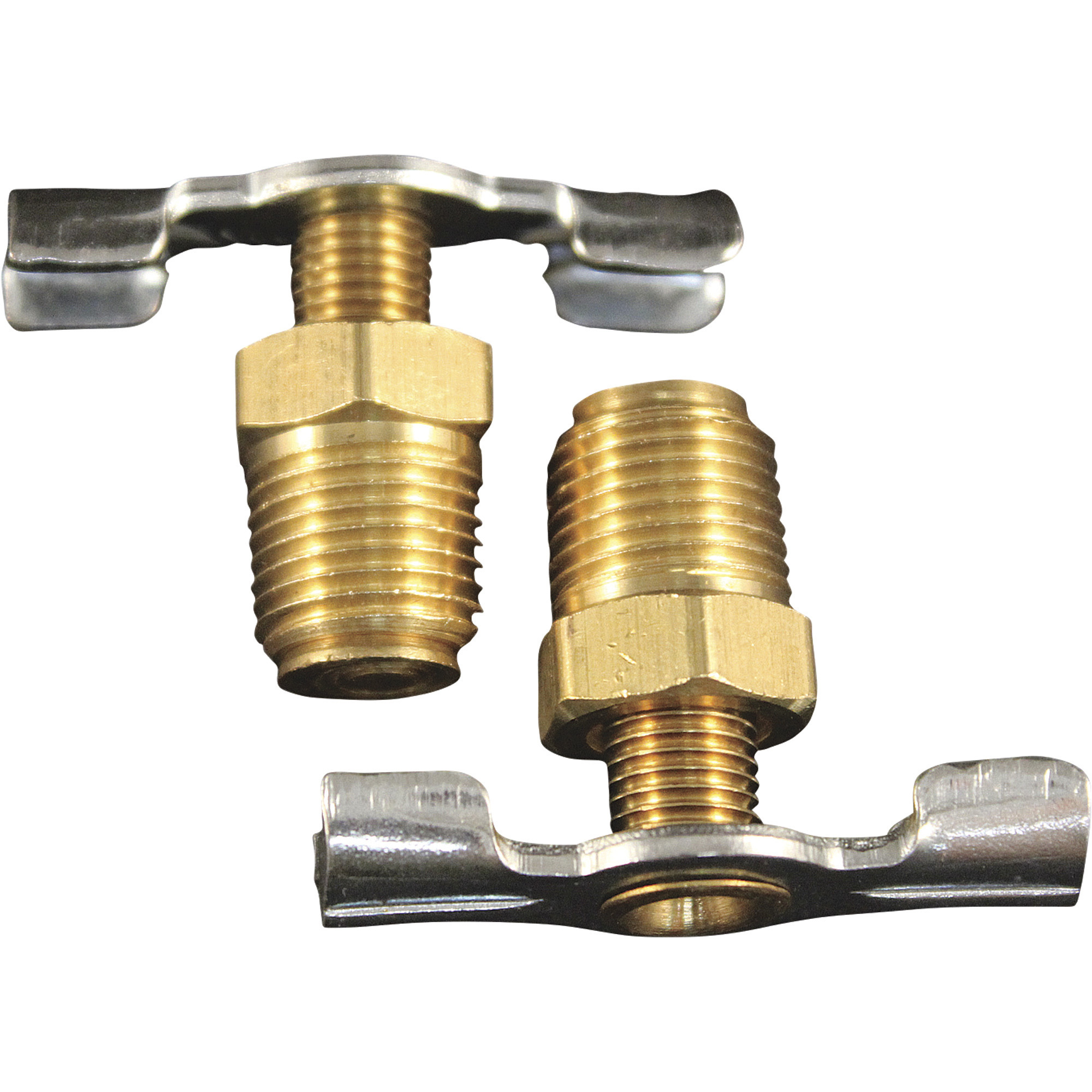 Llave de drenaje para tanque de compresor Milton, paquete de 2, 1/8in. NPT, Modelo # S-614-2