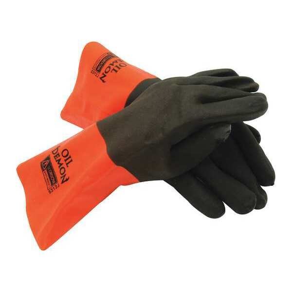 Guantes Mecánicos Cordova, L, Negro/Naranja, PVC - 5312JL