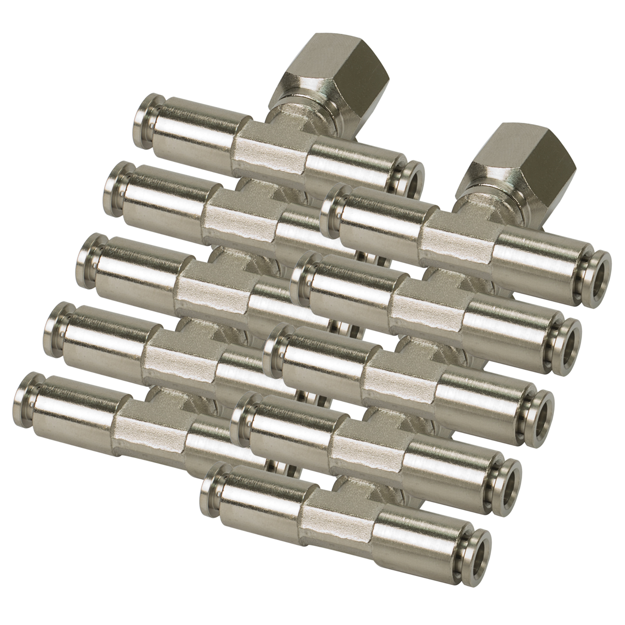 Conector de empuje PTC con codo giratorio Viair, Modelo# 11430-BP