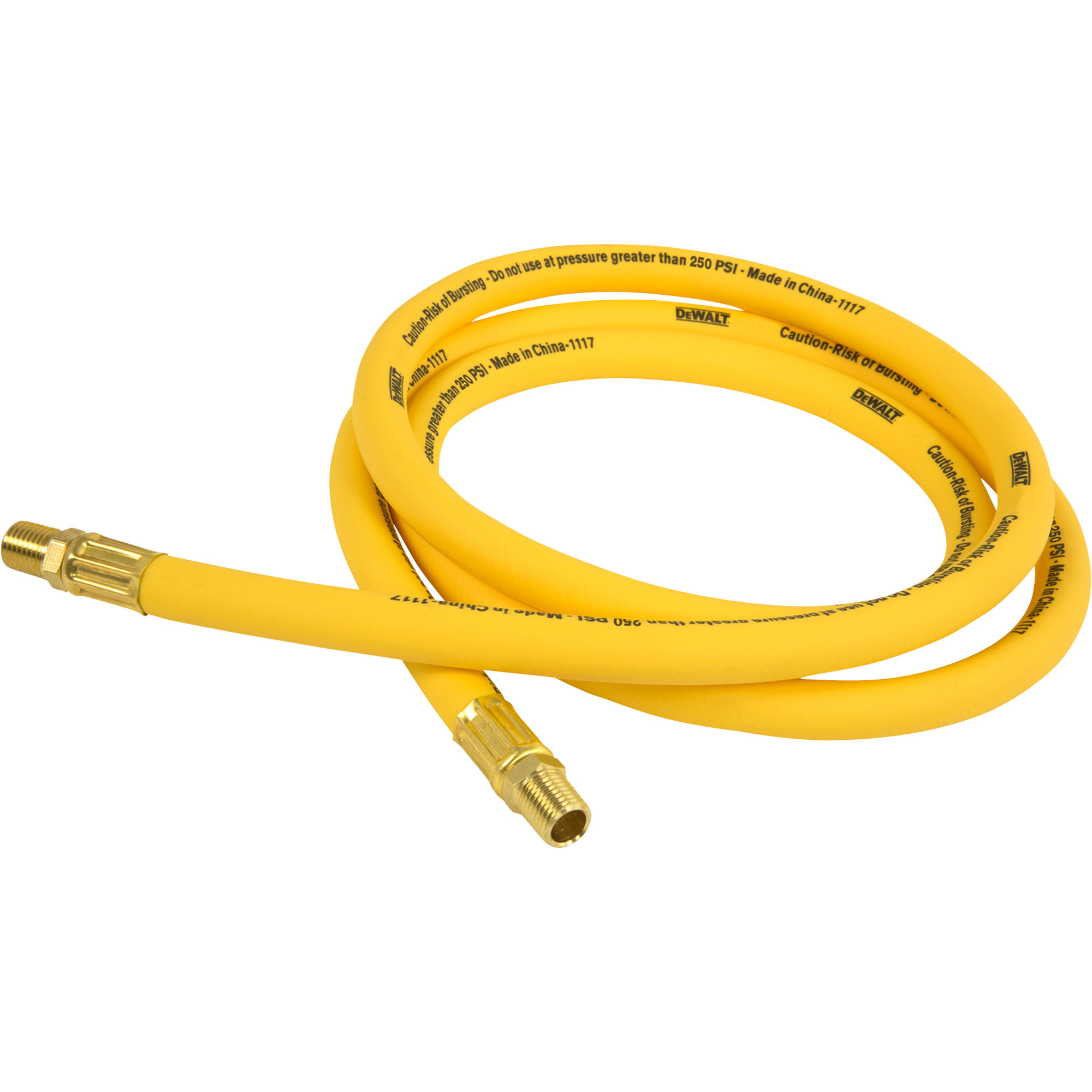 Manguera híbrida premium DEWALT, 1/2 pulg. x 6 pies, 250 PSI, Modelo DXCM012-0226