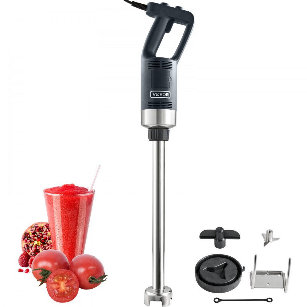 VEVOR Commercial Immersion Blender, 750W 20" Heavy Duty Hand Mixer, Variable Speed Kitchen Stick Mixer with 304 Stainless Steel Blade, Multi-Purpose Portable Mixer for Soup, Smoothie, Puree, Baby Food - ZXSCJBQYCBSDJM9WCV1