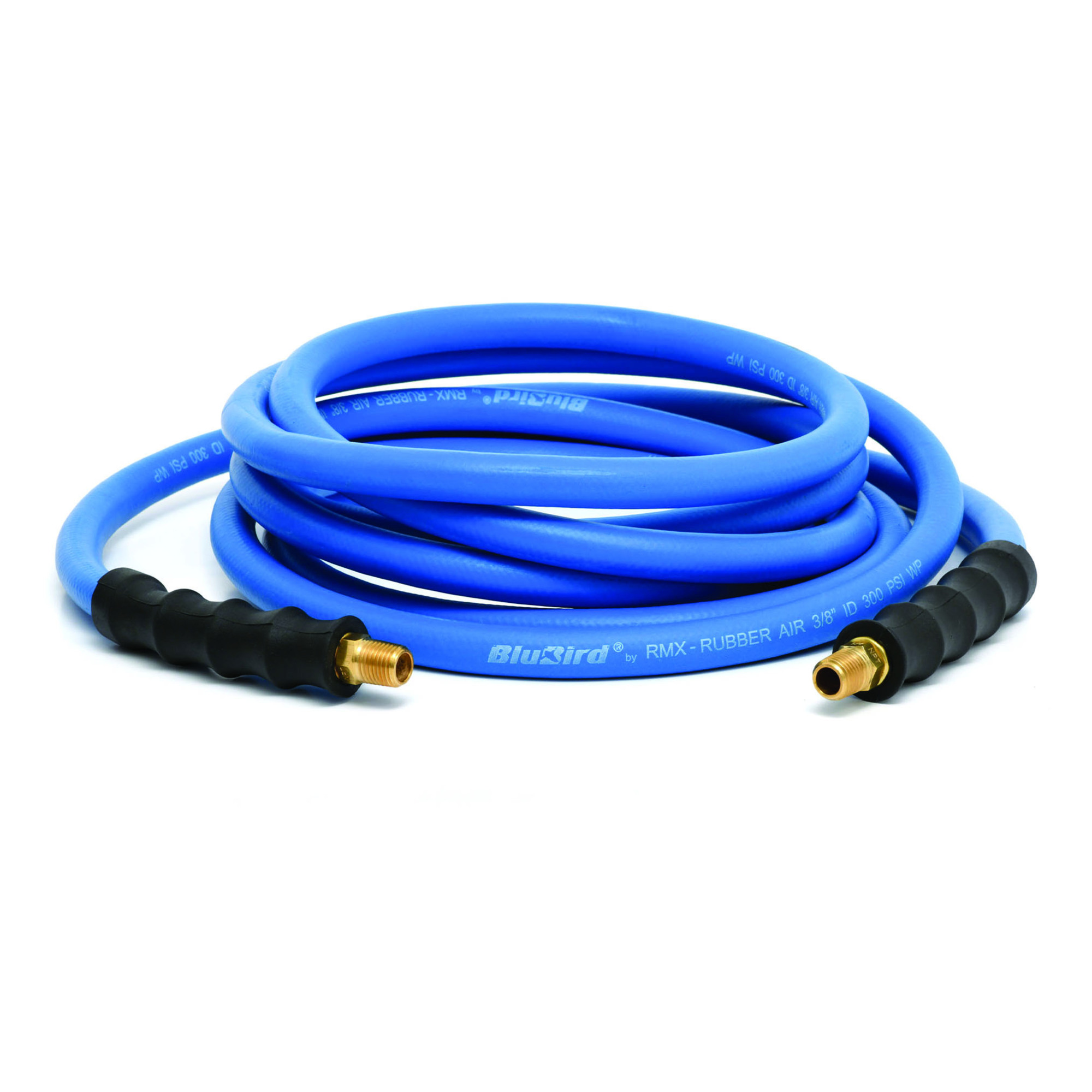 Ensamble de Manguera de Aire de Hule de BluBird 3/8in.x15ft., Diámetro de Manguera 3/8 in, Longitud de Manguera 15 pies, Modelo# BB3815