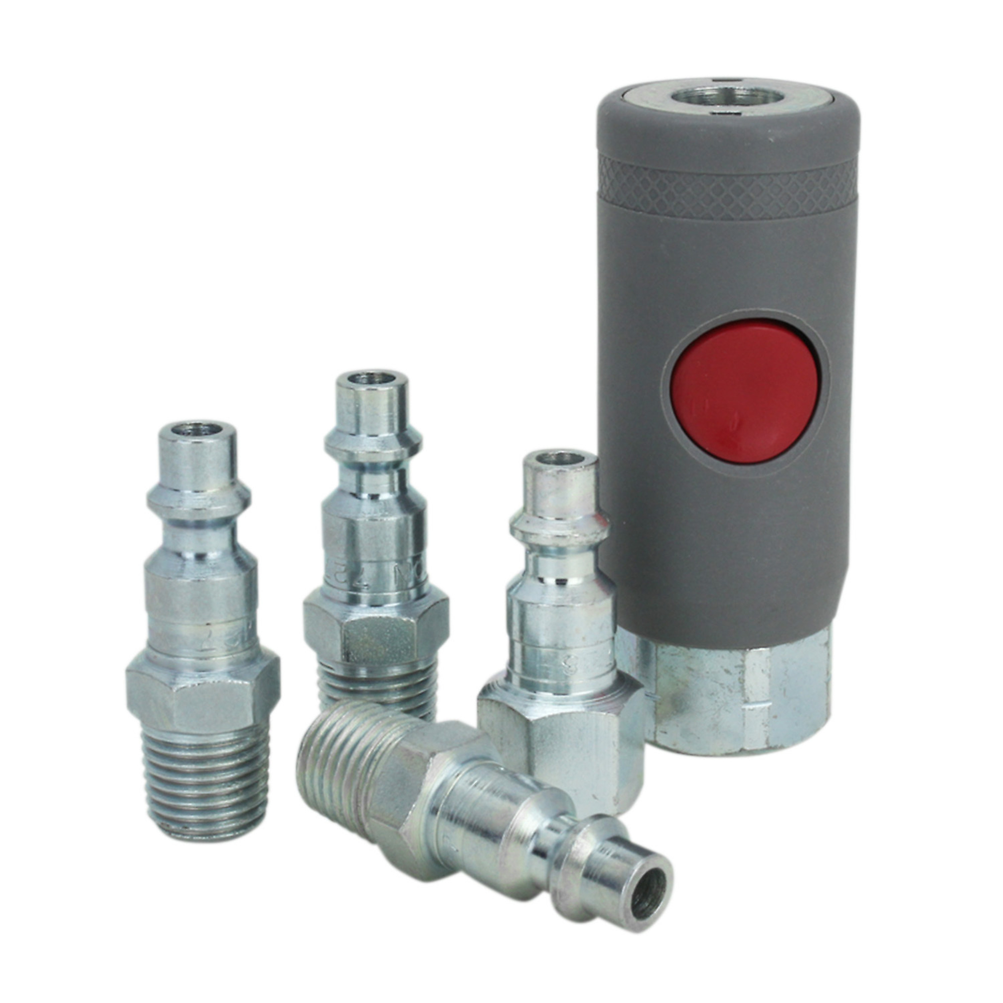 Conjunto de acopladores de seguridad Milton de 5 piezas, estilo "M", tamaño de acoplador de 1/4 pulgadas, modelo s-219.