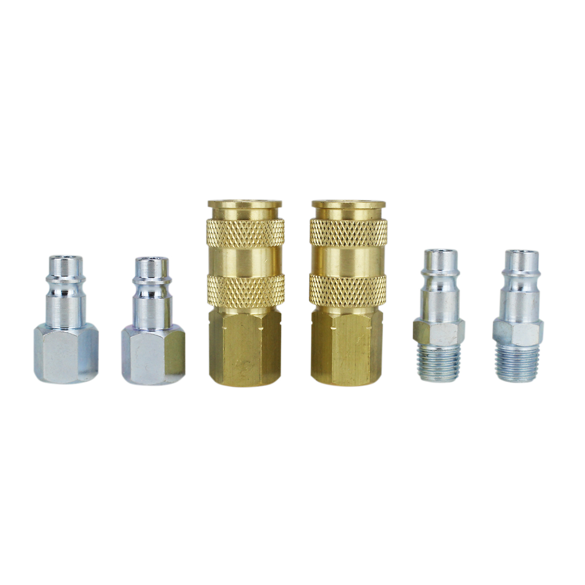 Kit de acoplador "V" estilo Hi-Flow de Milton, 6 piezas, tamaño de acoplador 1/4 in, Modelo s-217.