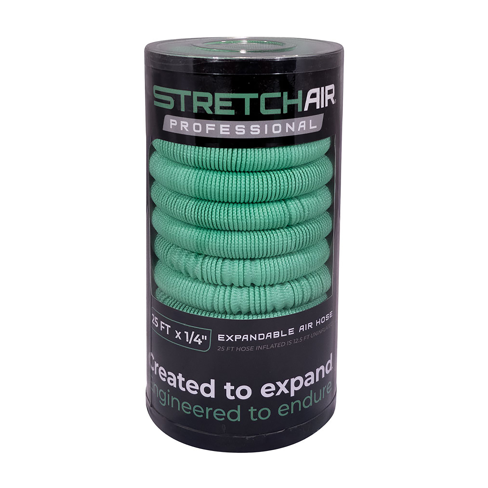 Manguera de aire expandible StretchAir, 1/4 pulg. X 25 pies, 300 PSI, modelo PLP2525XR