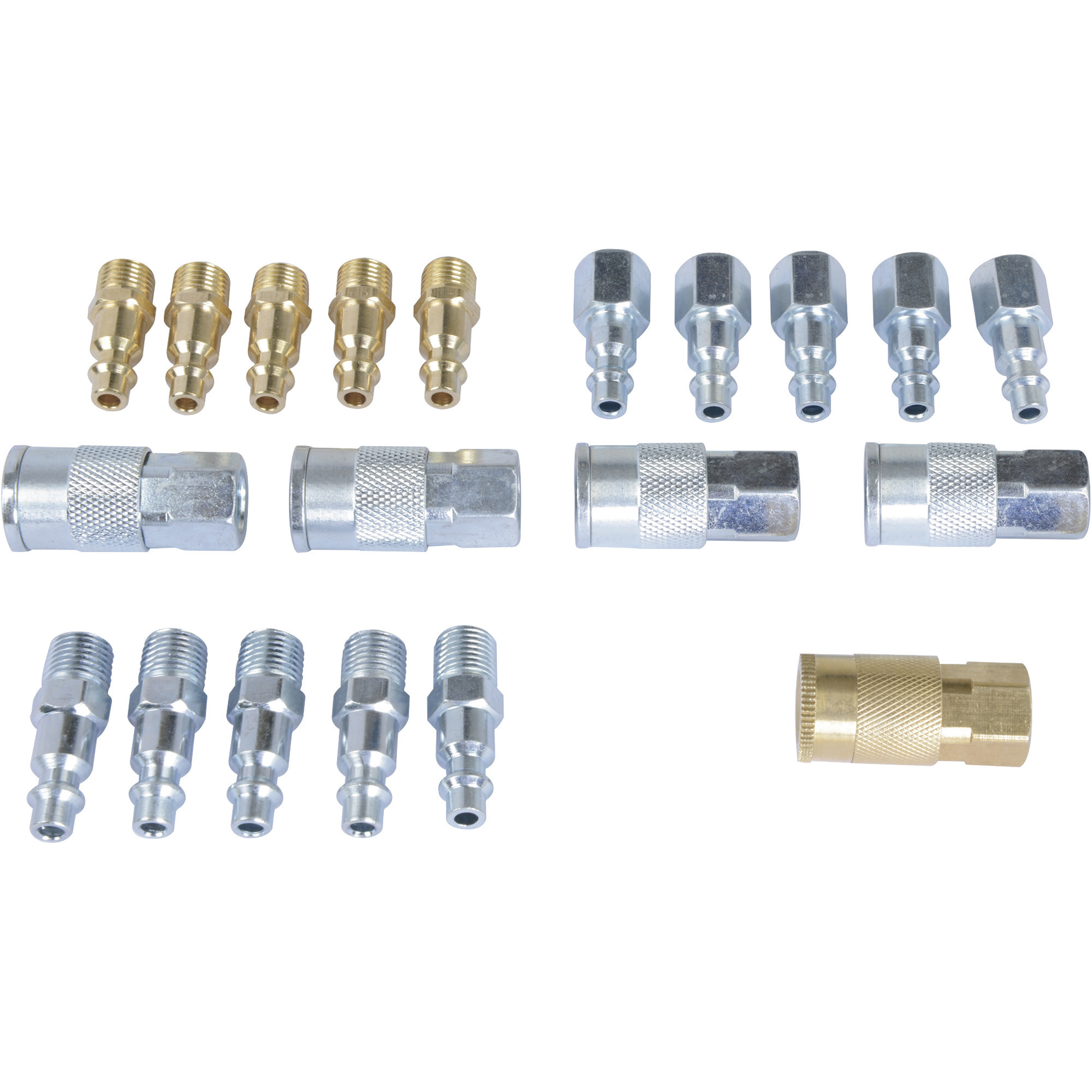 Juego de Conectores para Línea de Aire Klutch de 20 piezas, 1/4in. NPT