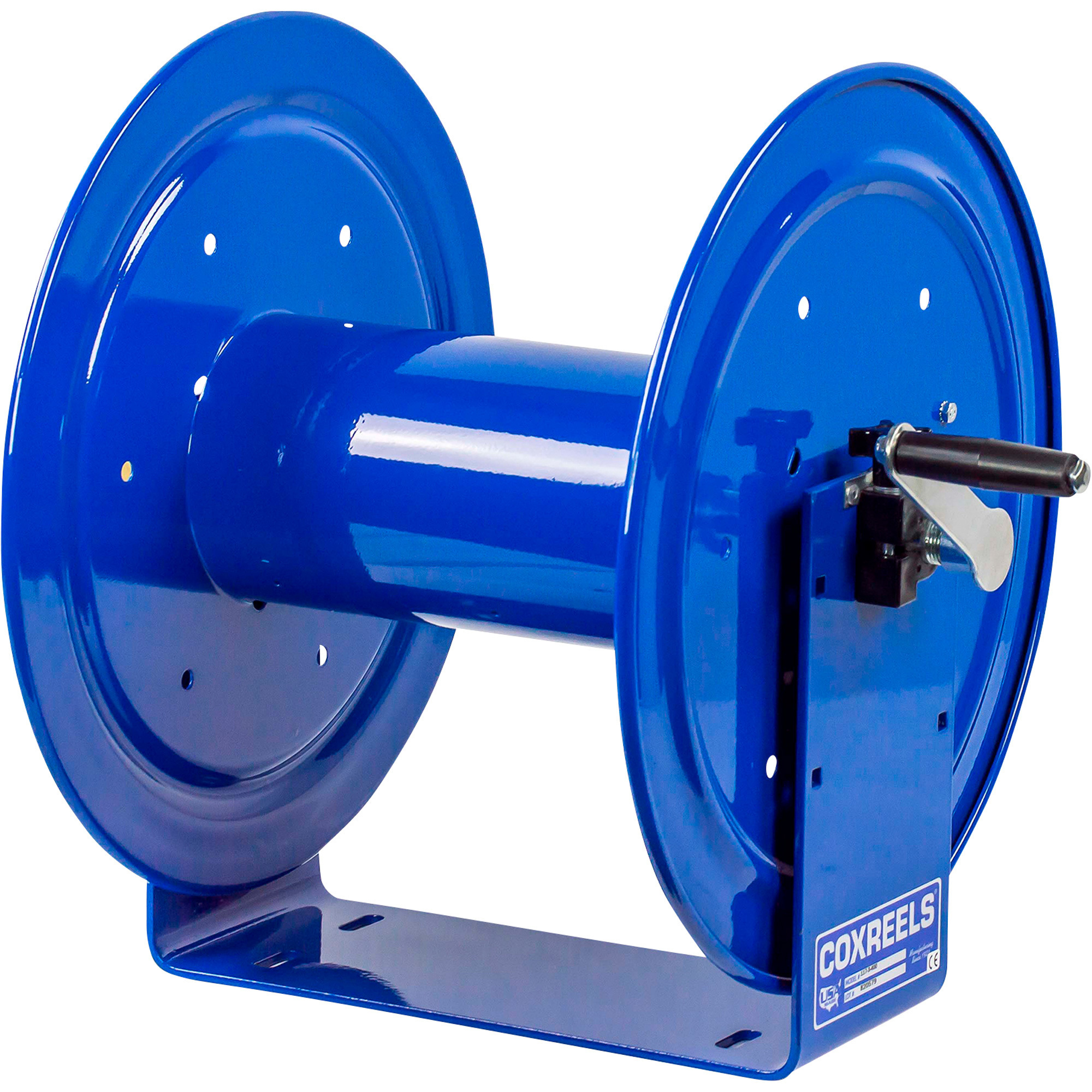 Coxreels Carrete de Manguera manual de la Serie 100, Capacidad de 3/4 de pulgada x 100 pies de manguera, 4000 psi máximo, Modelo# 117-5-100.