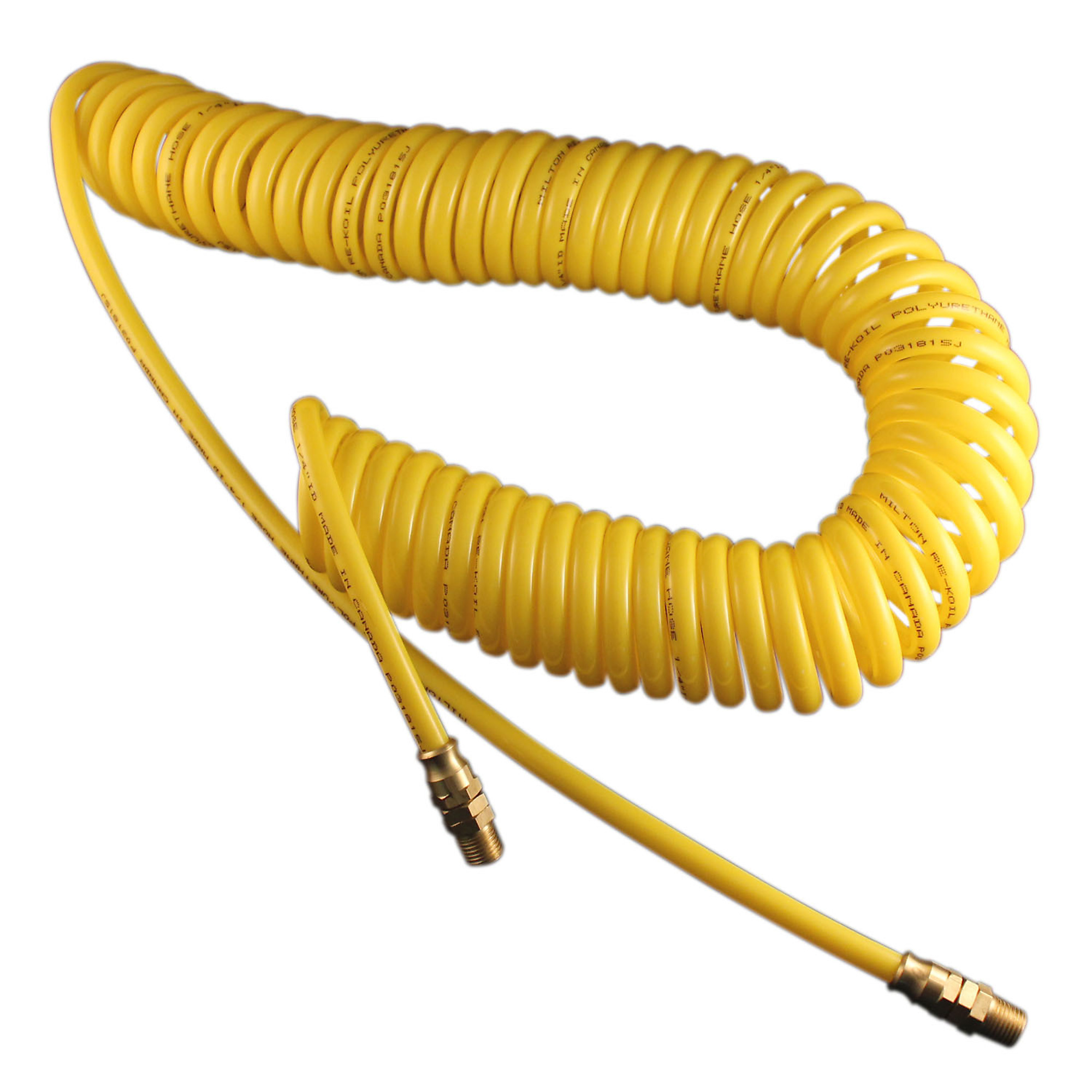 Milton, Manguera Polyurethane Re-Koil de 3/8in. x 30ft. Modelo# 1672-30 1/4in.N