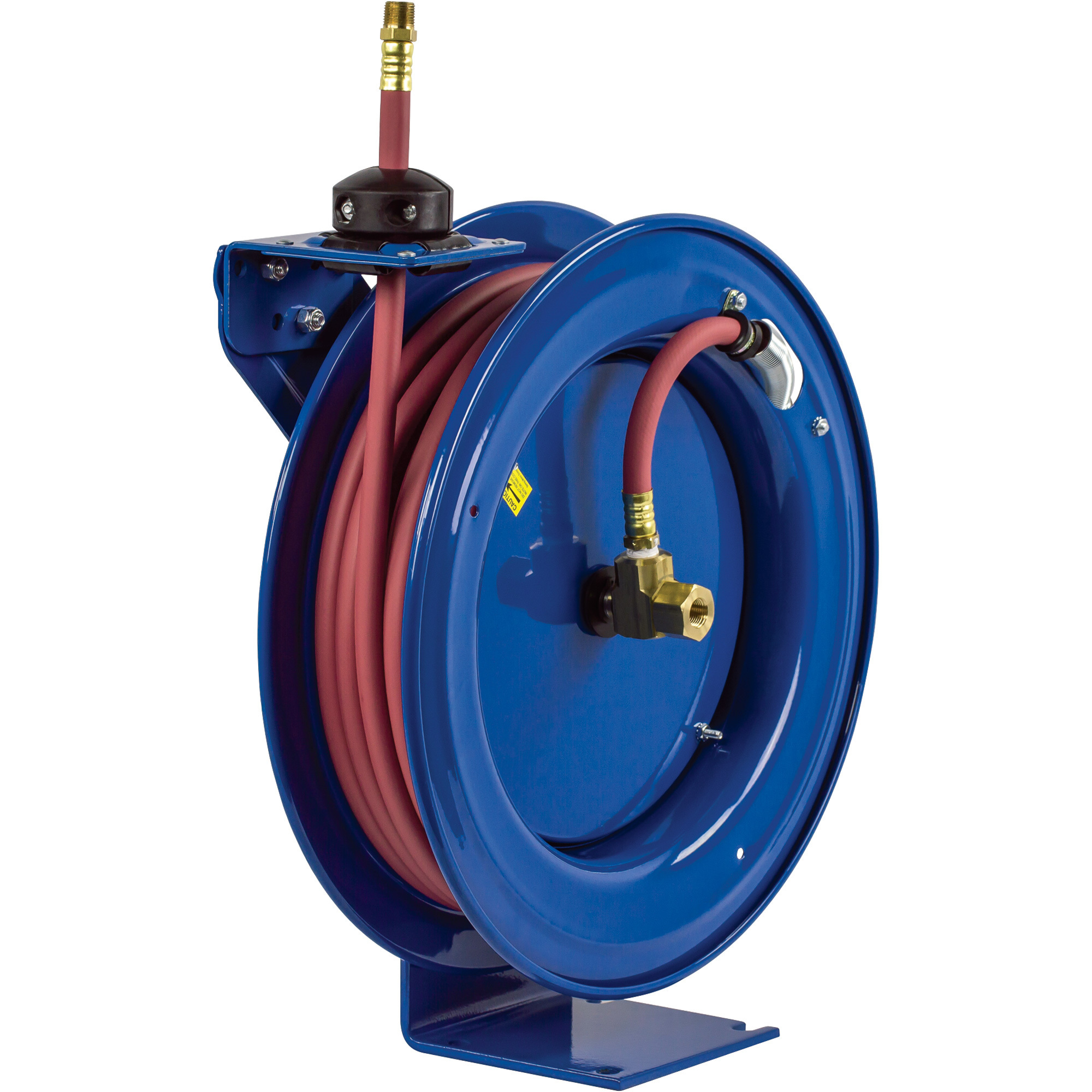 Carrete de manguera de aire Coxreels, con manguera de PVC de 3/8in. x 25ft., Máx. 300 PSI, Modelo# P-LP-325.