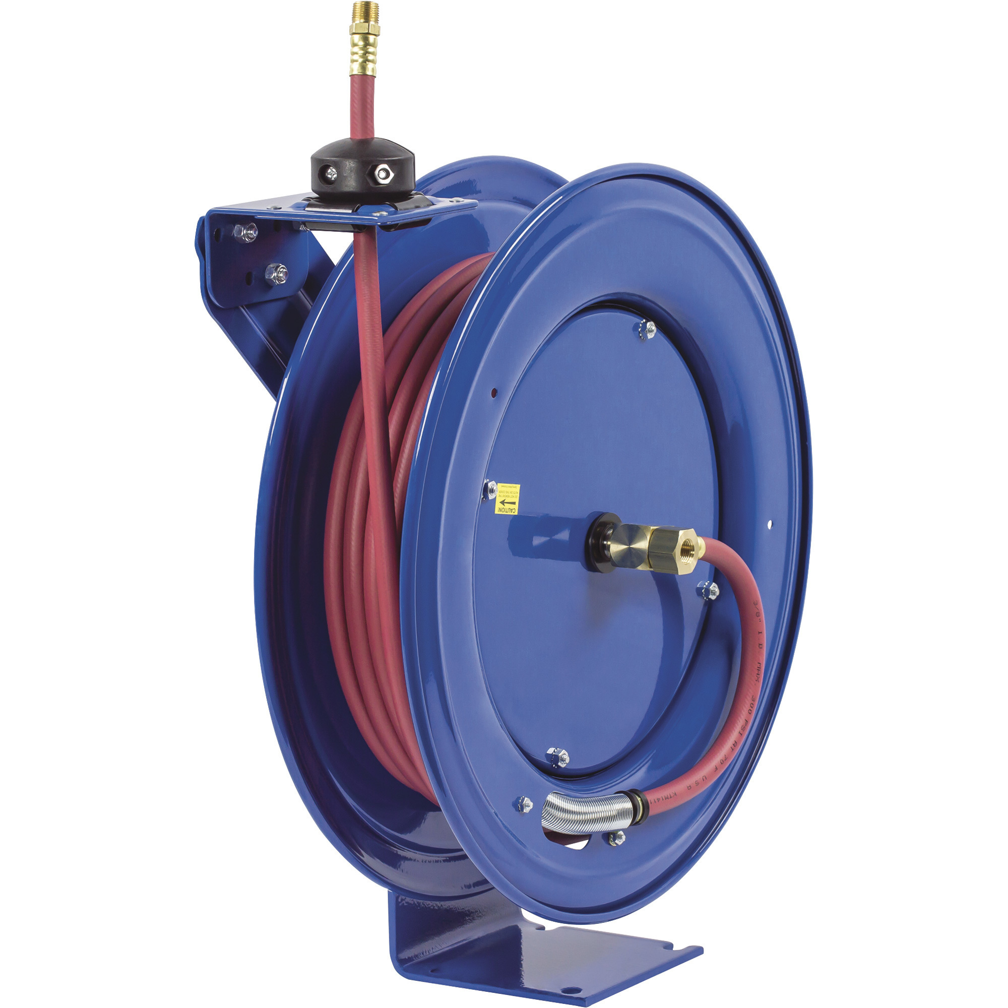 Carrete de manguera para aire/agua Coxreels, con manguera de PVC de 3/8in. x 50ft., máx. 250 PSI, modelo SH-N-350