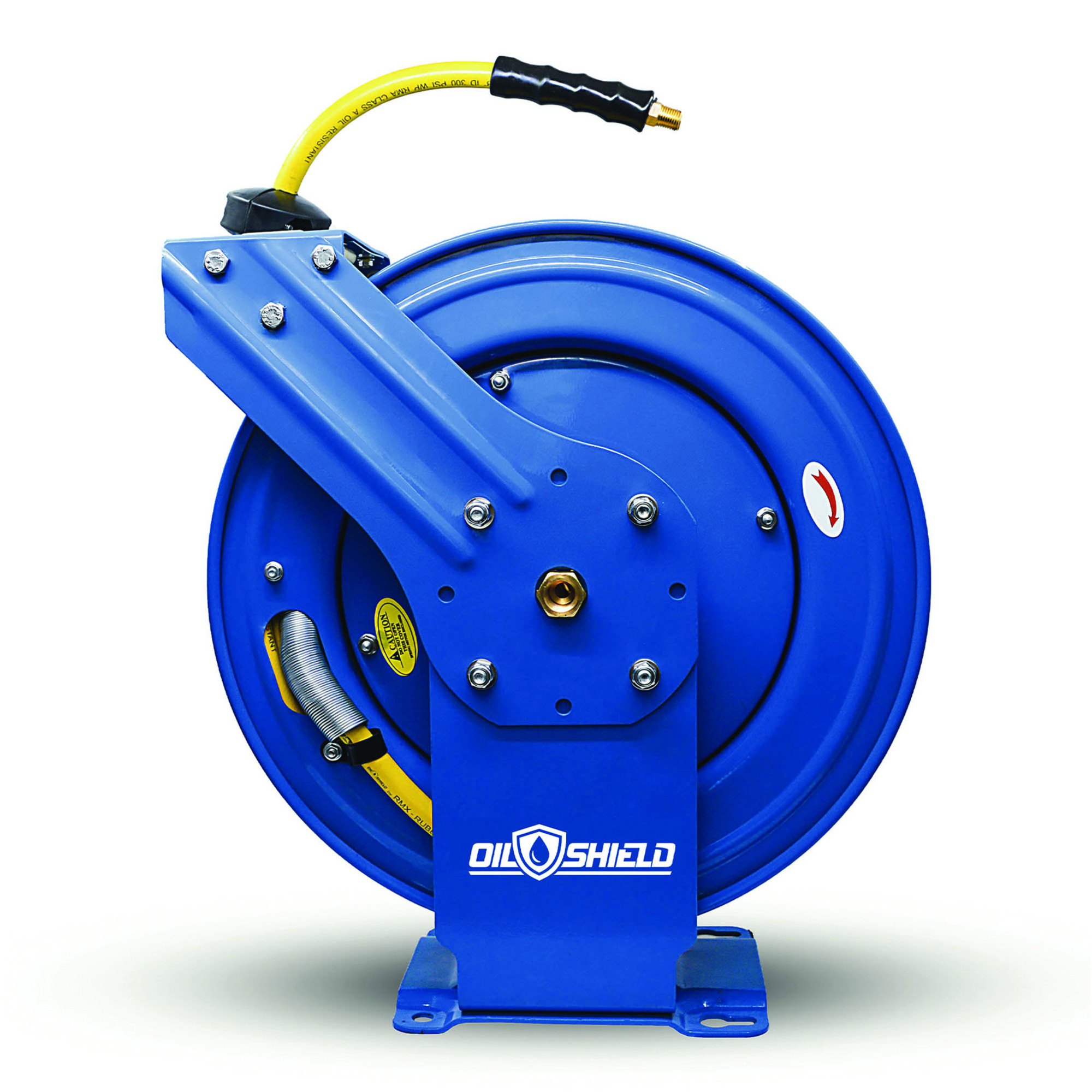 Manguera de aire de hule con carrete de 50 pies OilShield DA Assembly 1/2in.x50ft.