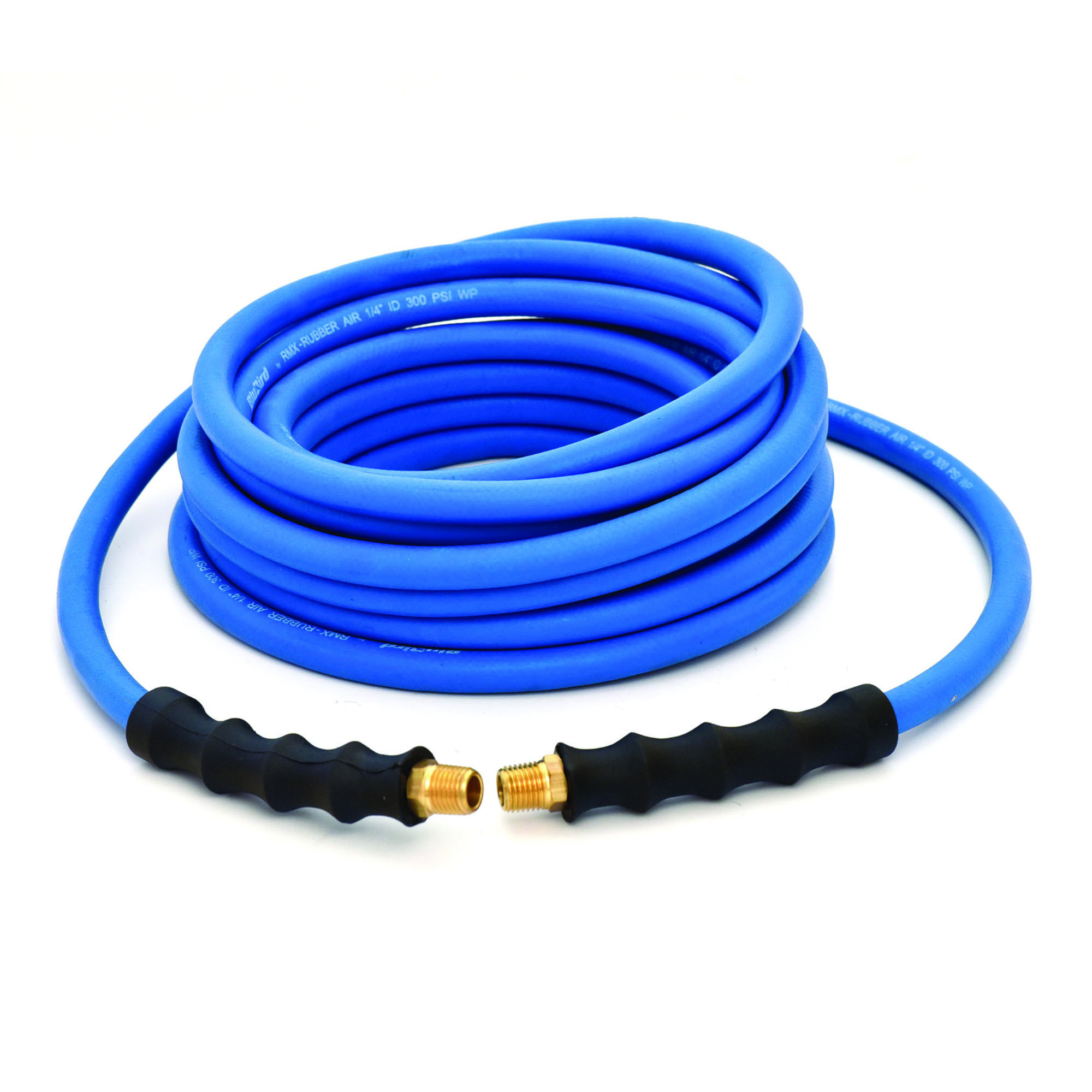 Ensamble de manguera de aire de goma BluBird 1/4in.x50ft., Diámetro de manguera 1/4 in, Longitud de manguera 50 ft, Modelo# BB1450