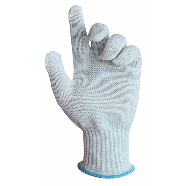 Guantes Ansell resistentes a cortes, Nivel de corte A8, 7 ga, color blanco, 10 - 74-301.