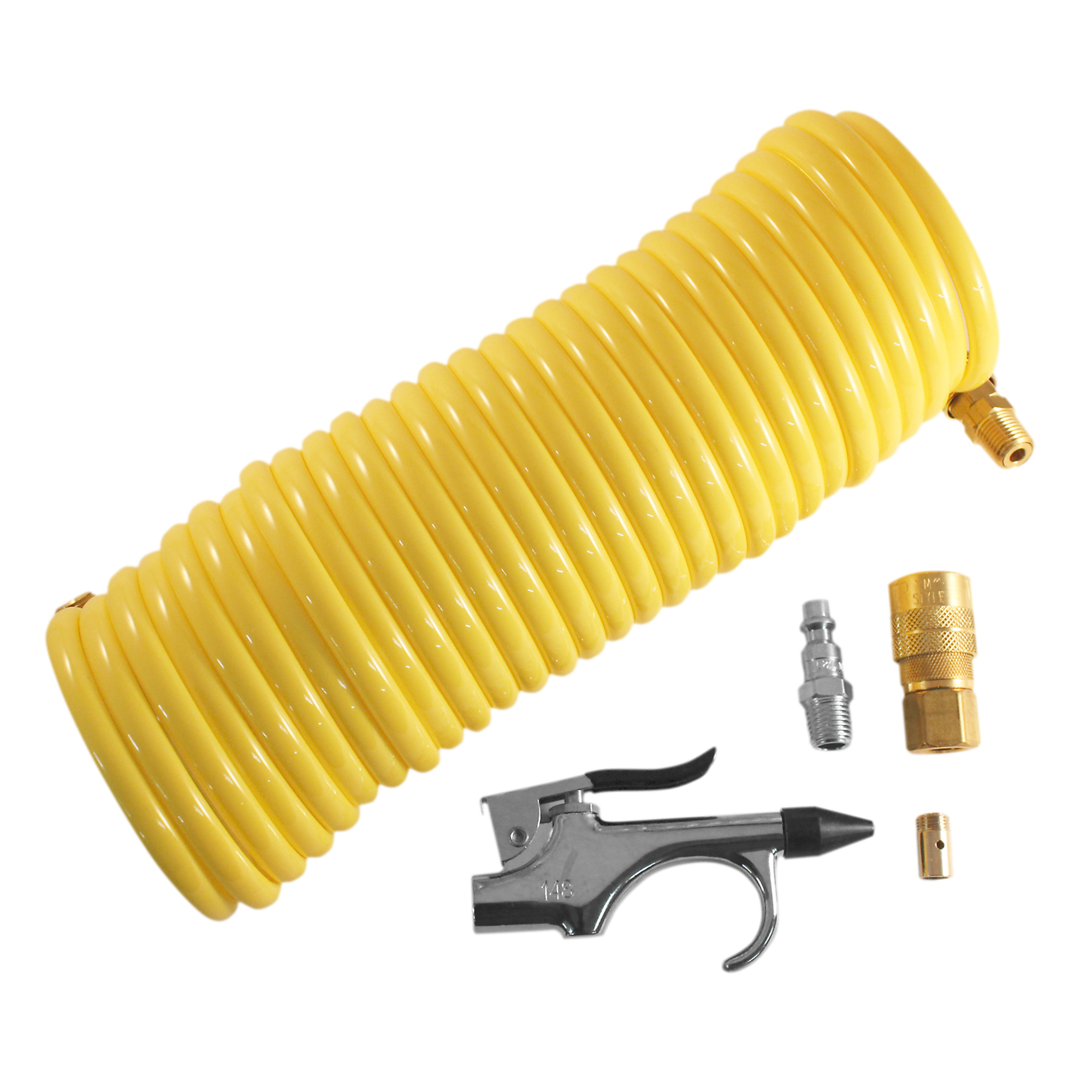 Kit de Manguera Re-Koil de 4 Piezas Milton, Tamaño de Acoplador 1/4 pulgadas, Modelo# s-225