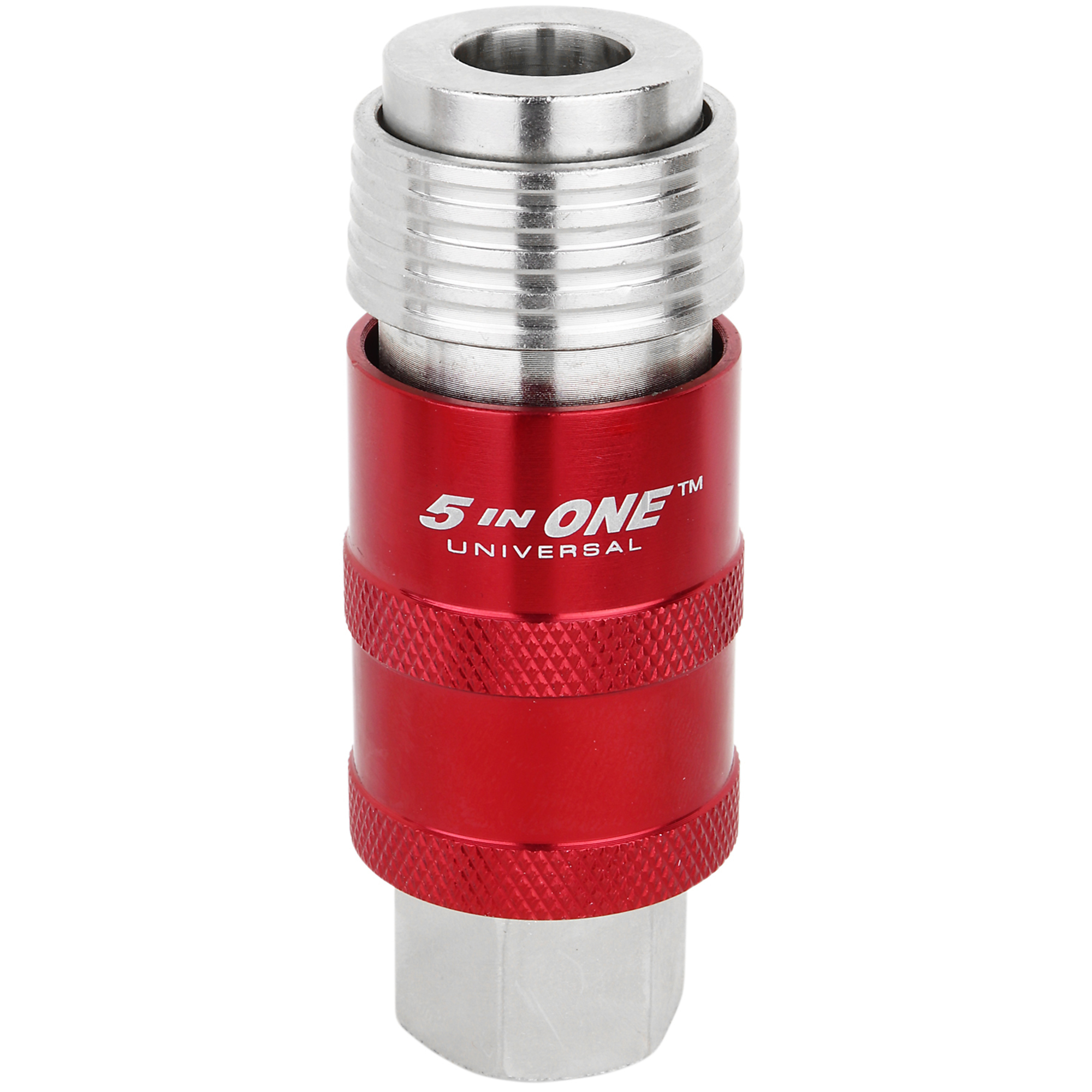 Acoplador de escape de seguridad Milton, 3/8 pulg. FNPT, Tamaño del acoplador 3/8 pulg., Modelo# S-1752.